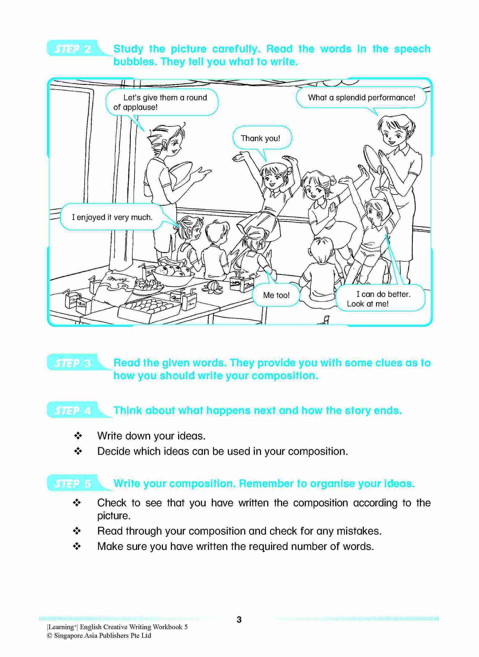 LEARNING+ ENGLISH CREATIVE WRITING Workbook 5