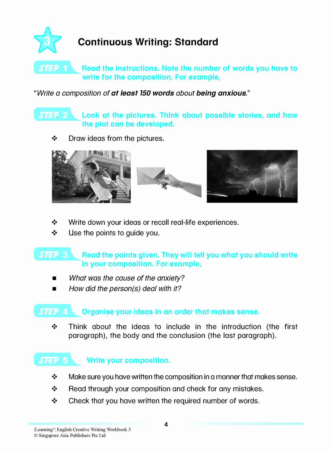 LEARNING+ ENGLISH CREATIVE WRITING Workbook 5