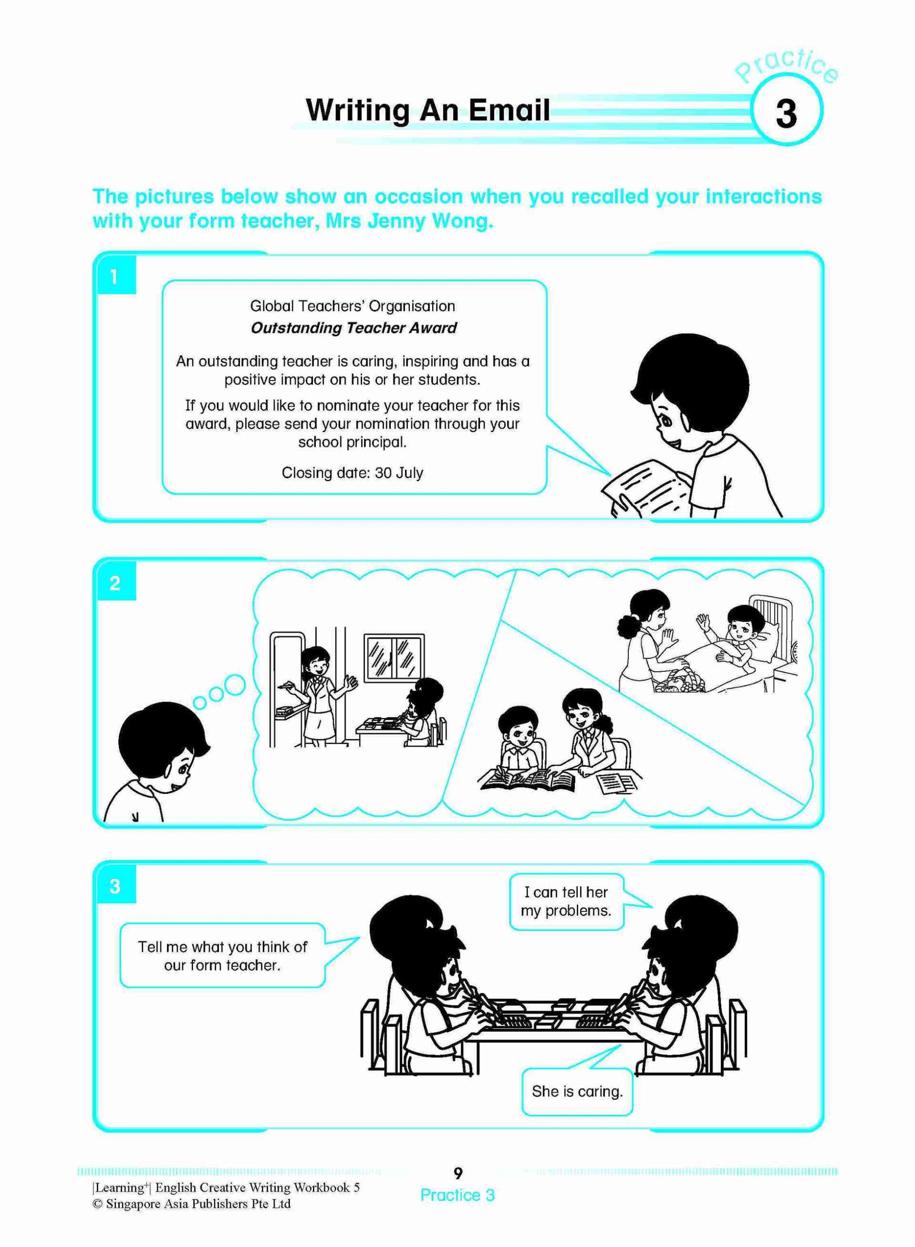 LEARNING+ ENGLISH CREATIVE WRITING Workbook 5