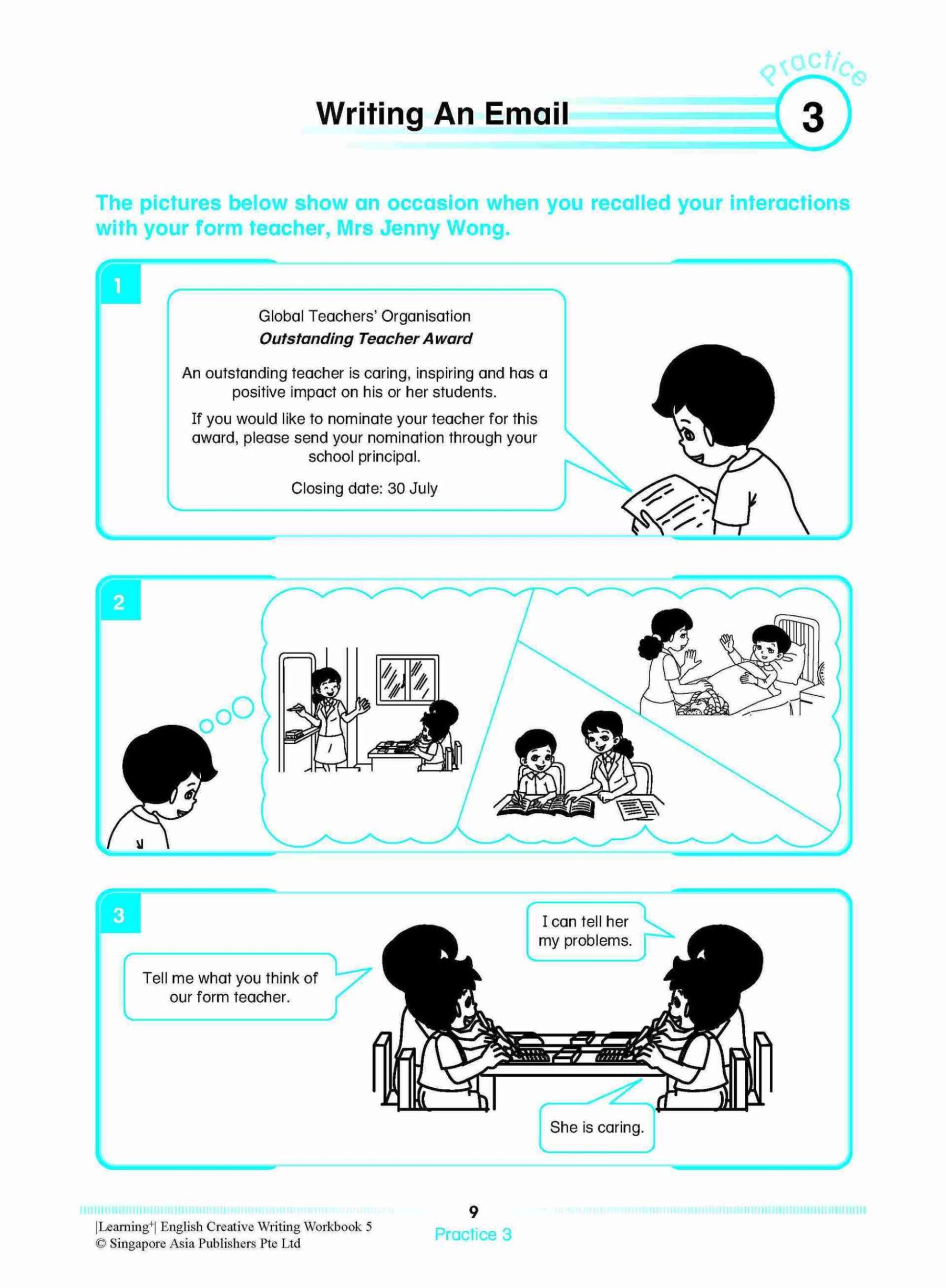 LEARNING+ ENGLISH CREATIVE WRITING Workbook 5