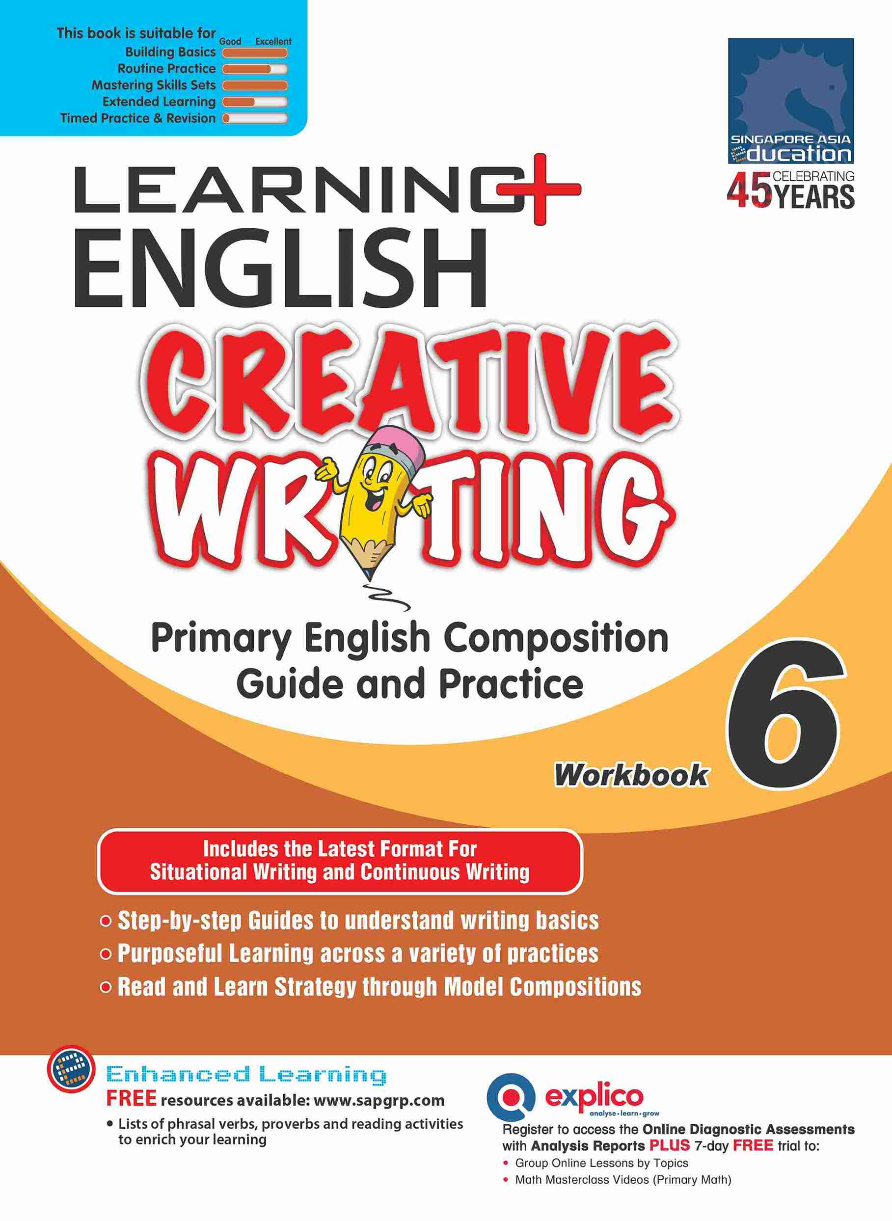 LEARNING+ ENGLISH CREATIVE WRITING Workbook 6