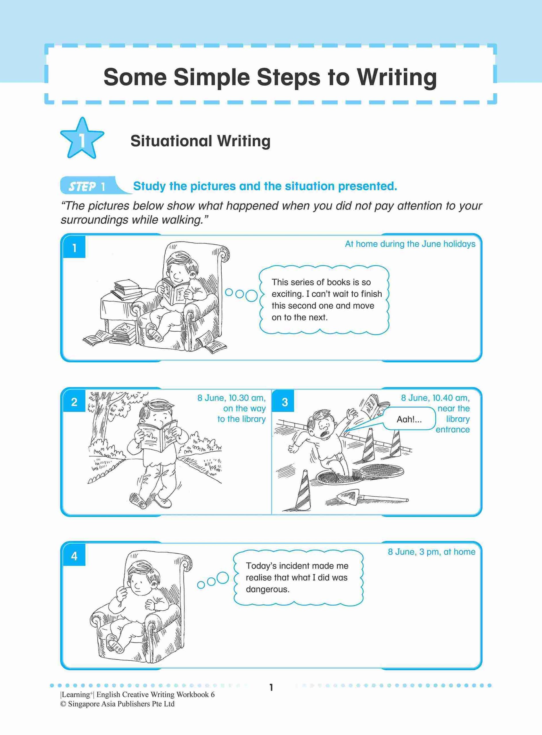 LEARNING+ ENGLISH CREATIVE WRITING Workbook 6