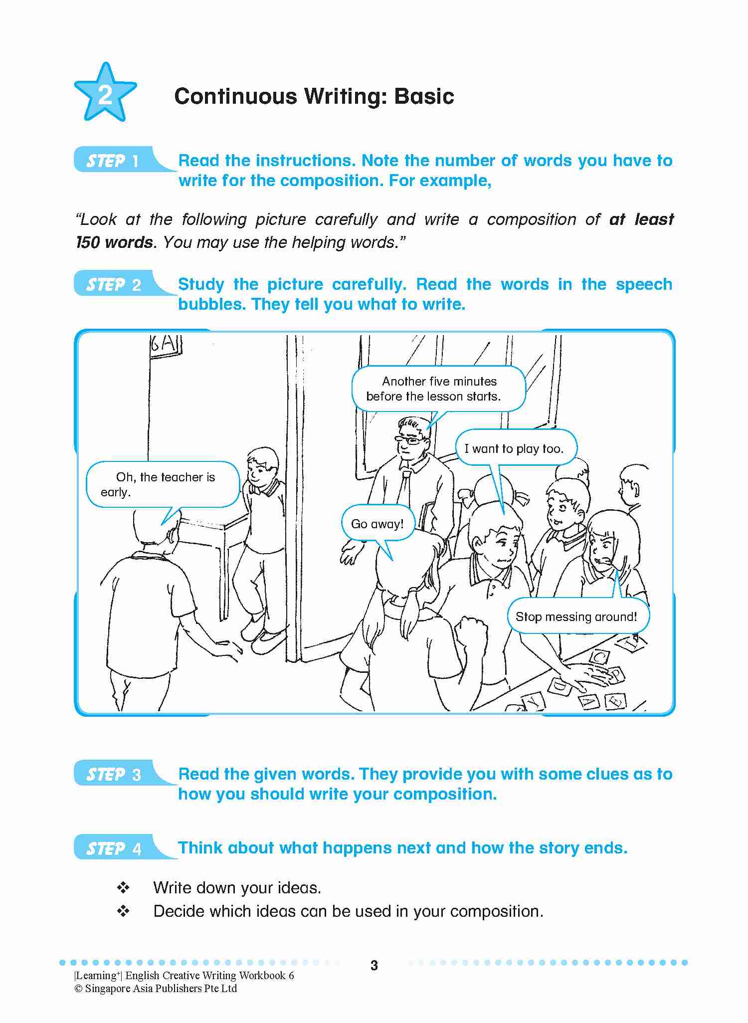 LEARNING+ ENGLISH CREATIVE WRITING Workbook 6