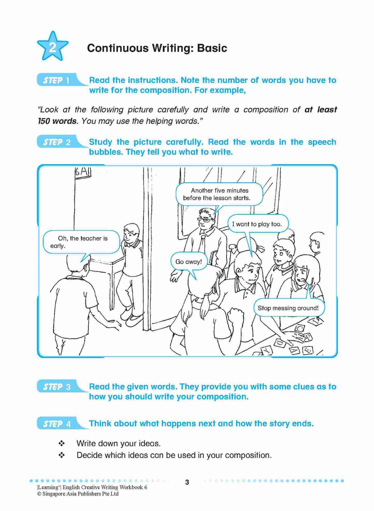 LEARNING+ ENGLISH CREATIVE WRITING Workbook 6