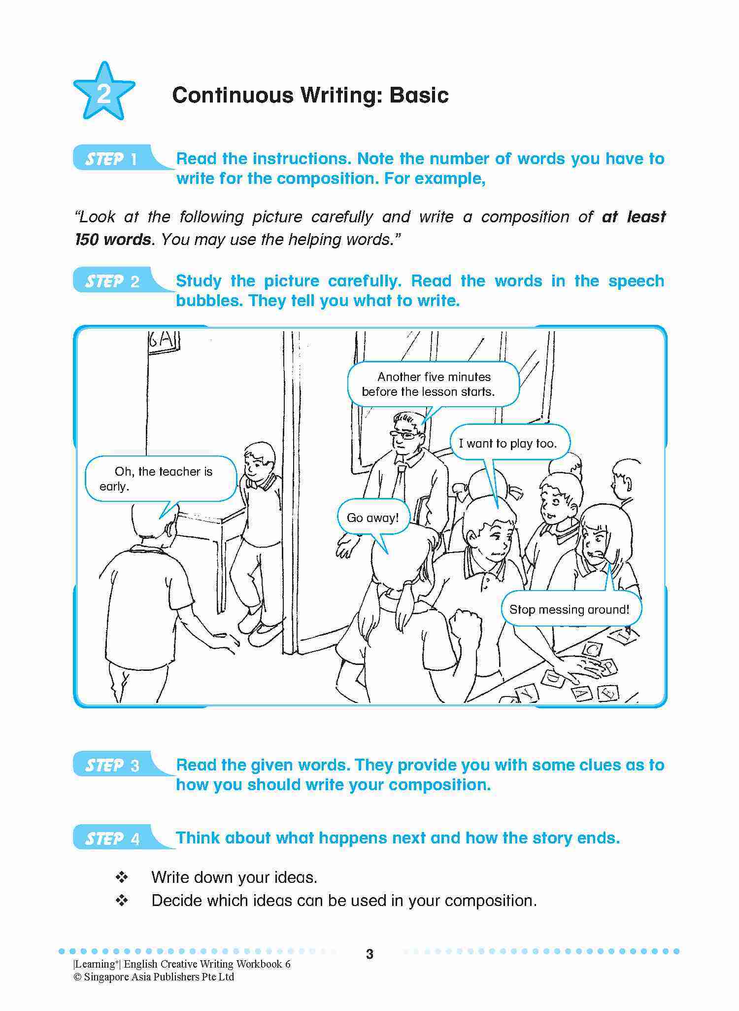 LEARNING+ ENGLISH CREATIVE WRITING Workbook 6