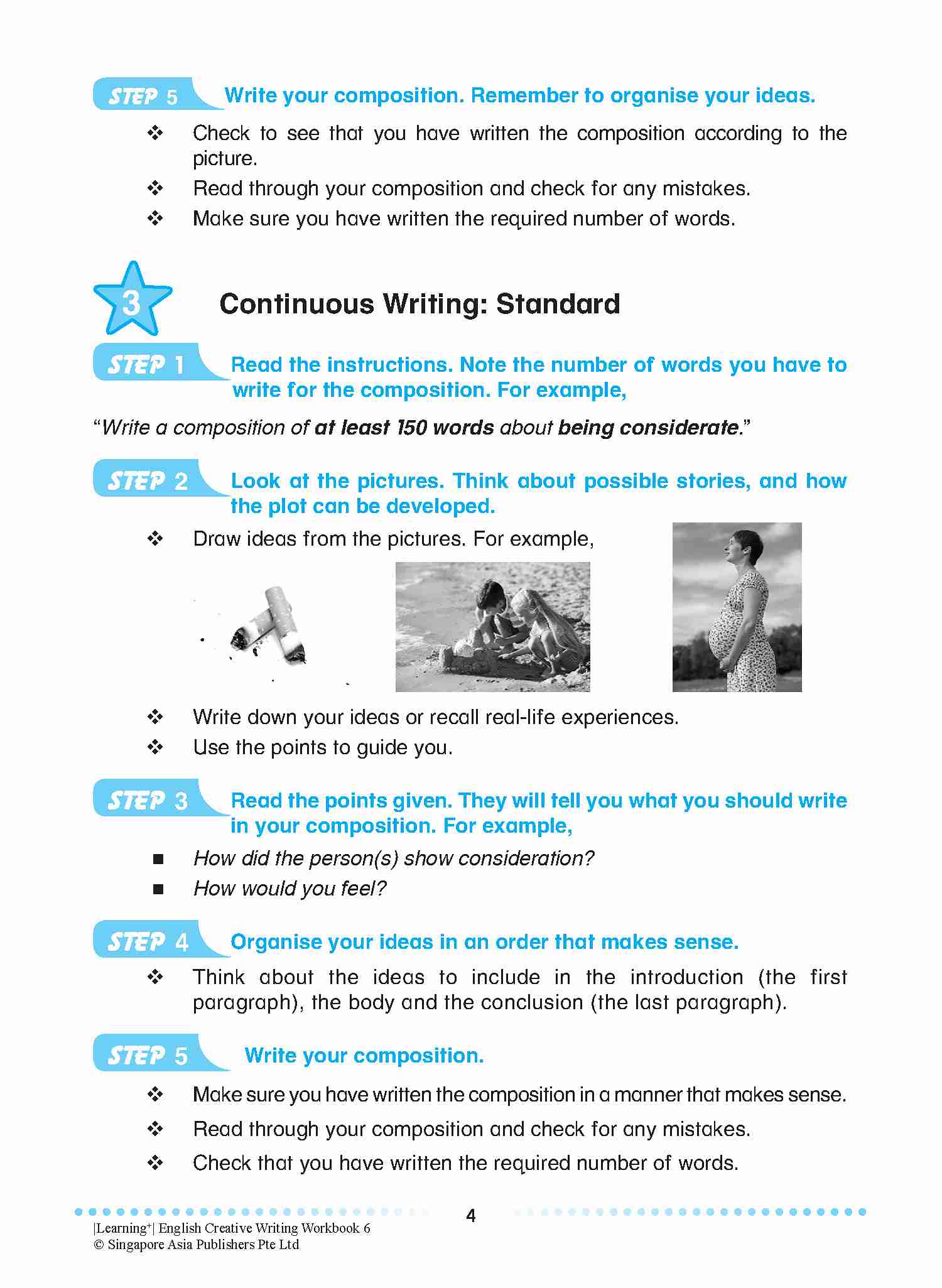 LEARNING+ ENGLISH CREATIVE WRITING Workbook 6