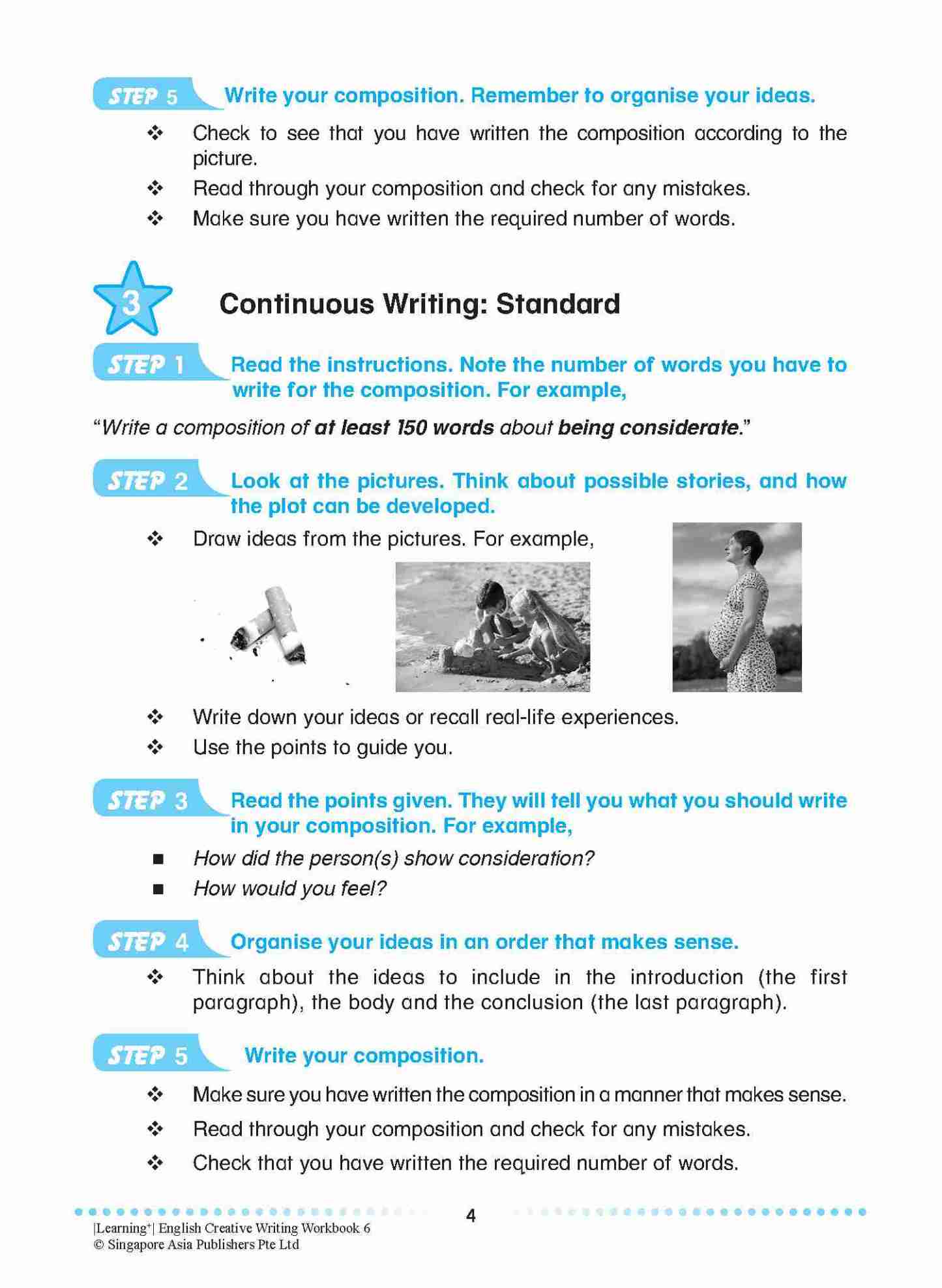 LEARNING+ ENGLISH CREATIVE WRITING Workbook 6