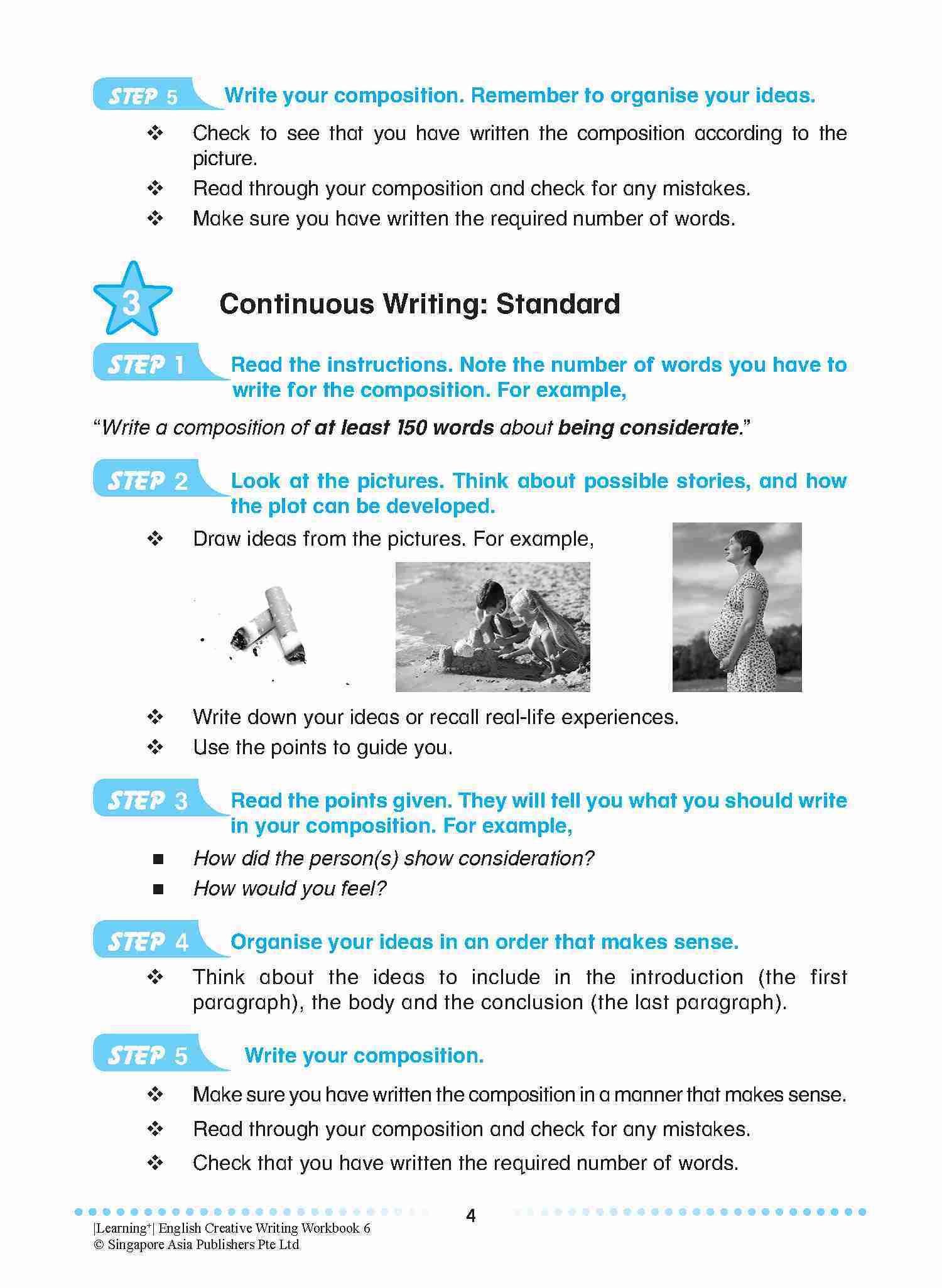 LEARNING+ ENGLISH CREATIVE WRITING Workbook 6