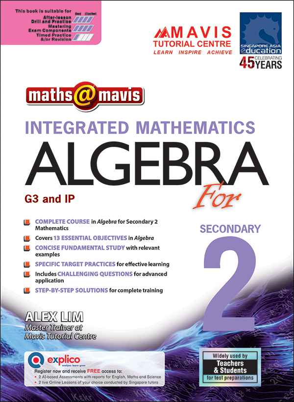 INTEGRATED MATHEMATICS ALGEBRA For SECONDARY 2 [G3 and IP]