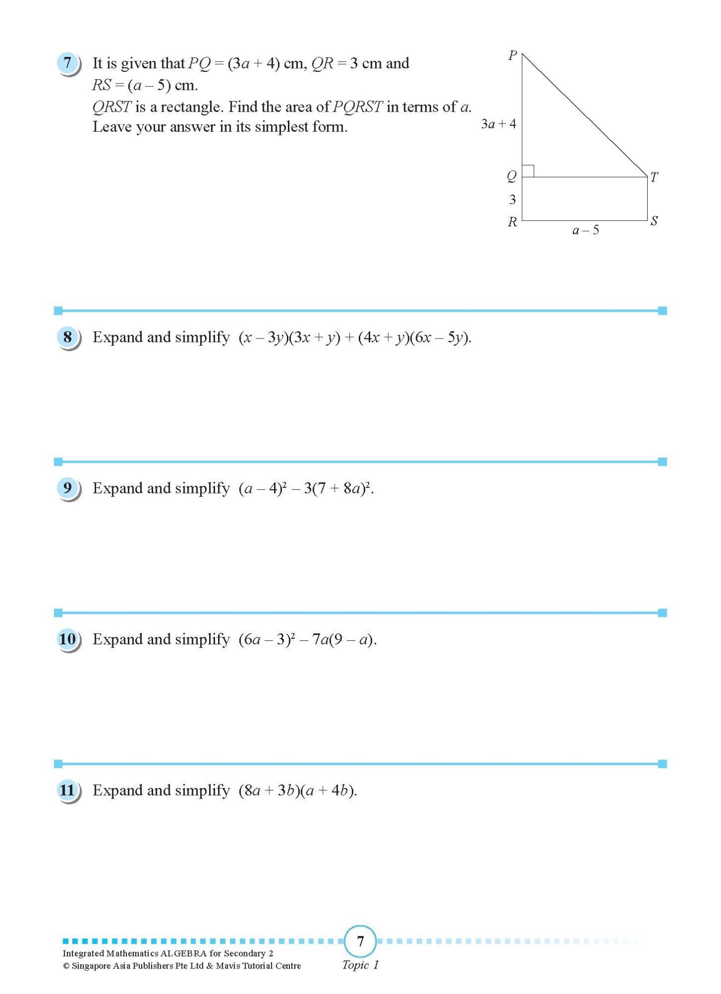 INTEGRATED MATHEMATICS ALGEBRA For SECONDARY 2 [G3 and IP]