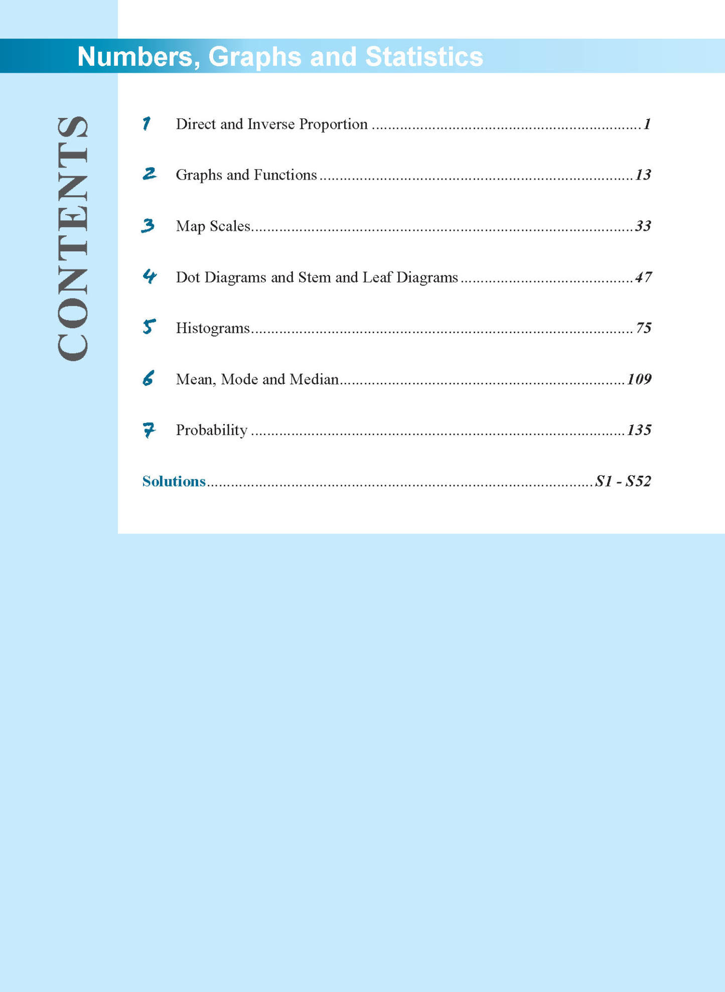INTEGRATED MATHEMATICS NUMBERS, GRAPHS & STATISTICS For SECONDARY 2 [G3 and IP]