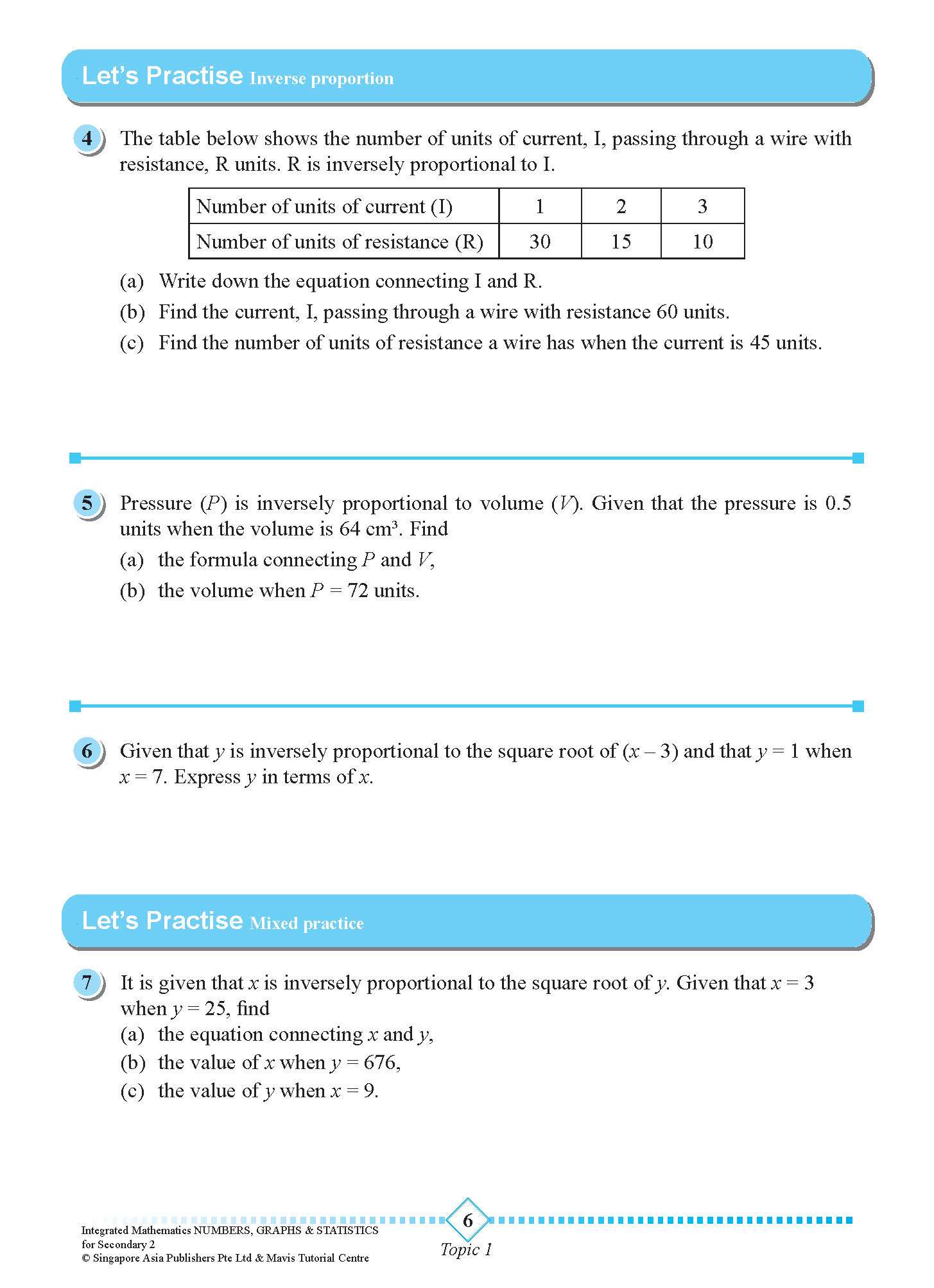 INTEGRATED MATHEMATICS NUMBERS, GRAPHS & STATISTICS For SECONDARY 2 [G3 and IP]