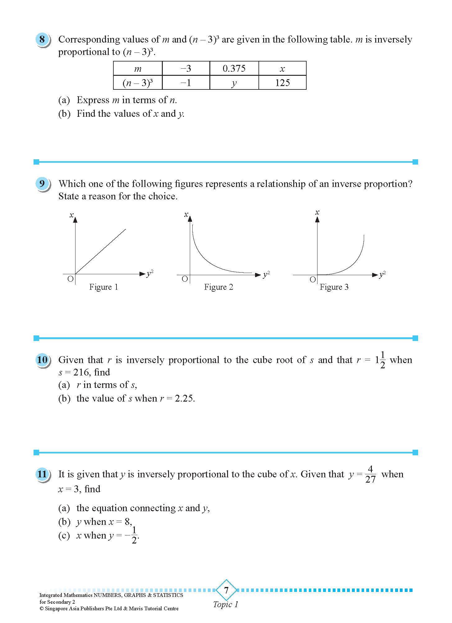 INTEGRATED MATHEMATICS NUMBERS, GRAPHS & STATISTICS For SECONDARY 2 [G3 and IP]