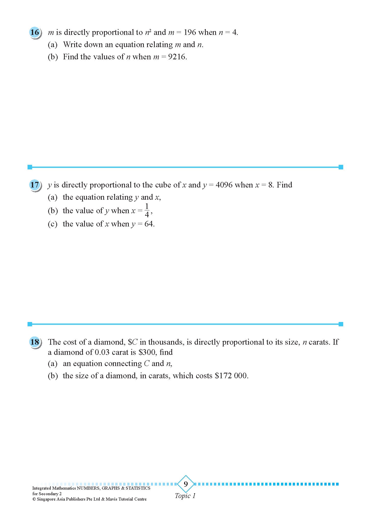 INTEGRATED MATHEMATICS NUMBERS, GRAPHS & STATISTICS For SECONDARY 2 [G3 and IP]