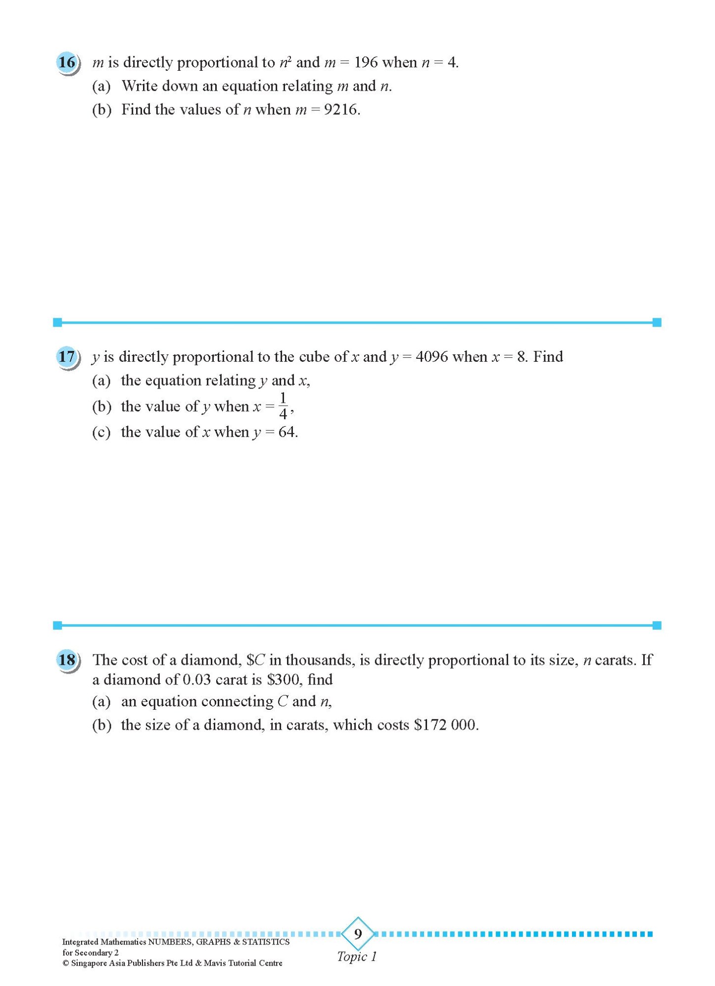 INTEGRATED MATHEMATICS NUMBERS, GRAPHS & STATISTICS For SECONDARY 2 [G3 and IP]
