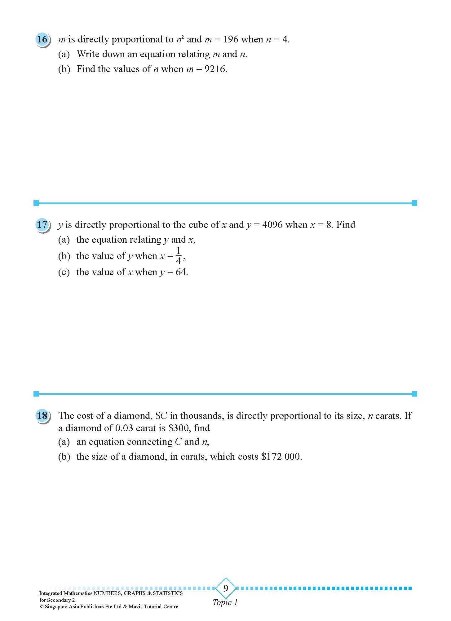 INTEGRATED MATHEMATICS NUMBERS, GRAPHS & STATISTICS For SECONDARY 2 [G3 and IP]
