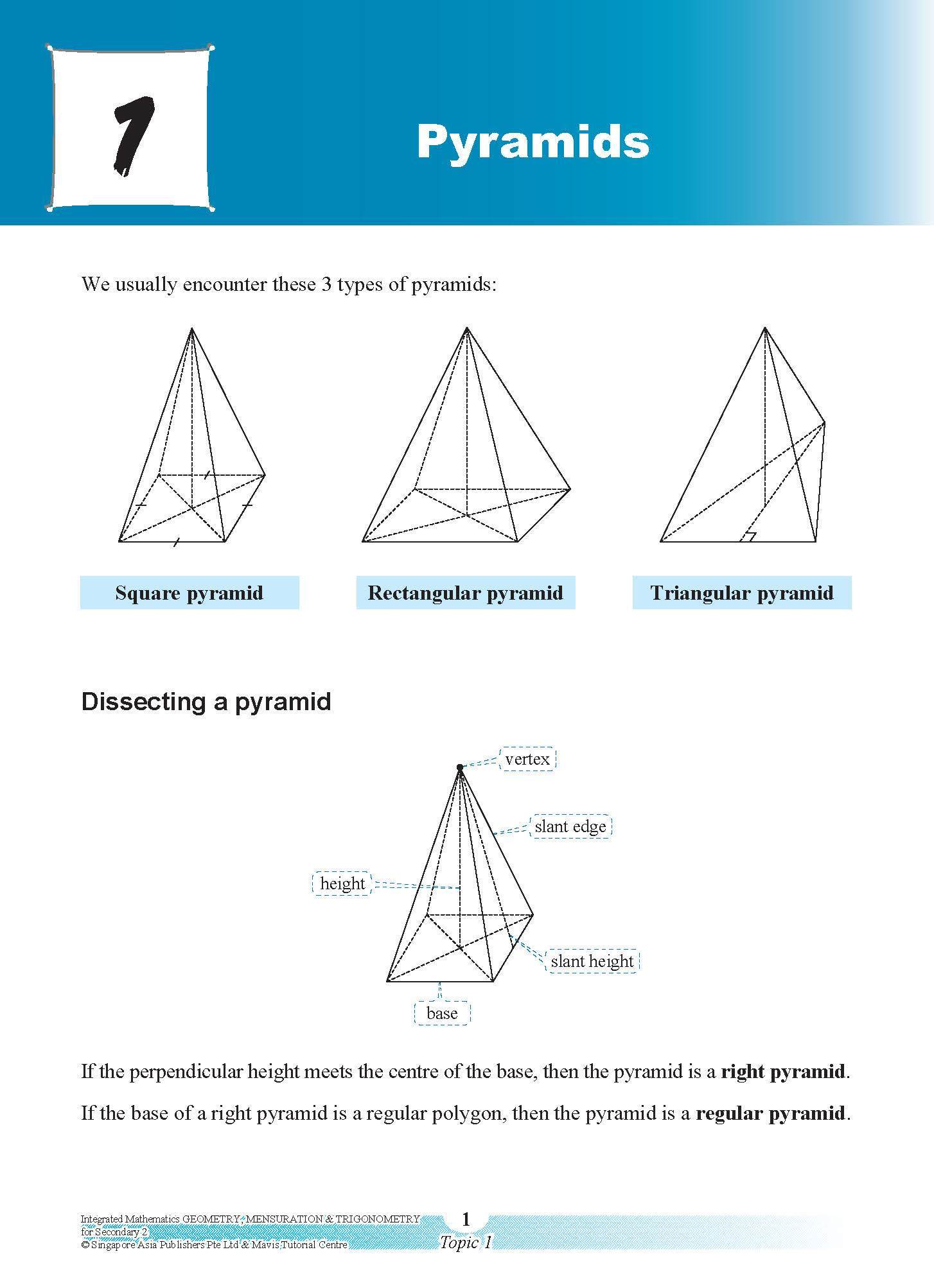 INTEGRATED MATHEMATICS GEOMETRY & MENSURATION For SECONDARY 2 [G3 and IP]