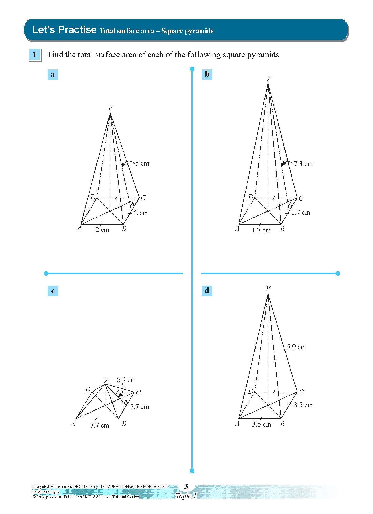 INTEGRATED MATHEMATICS GEOMETRY & MENSURATION For SECONDARY 2 [G3 and IP]