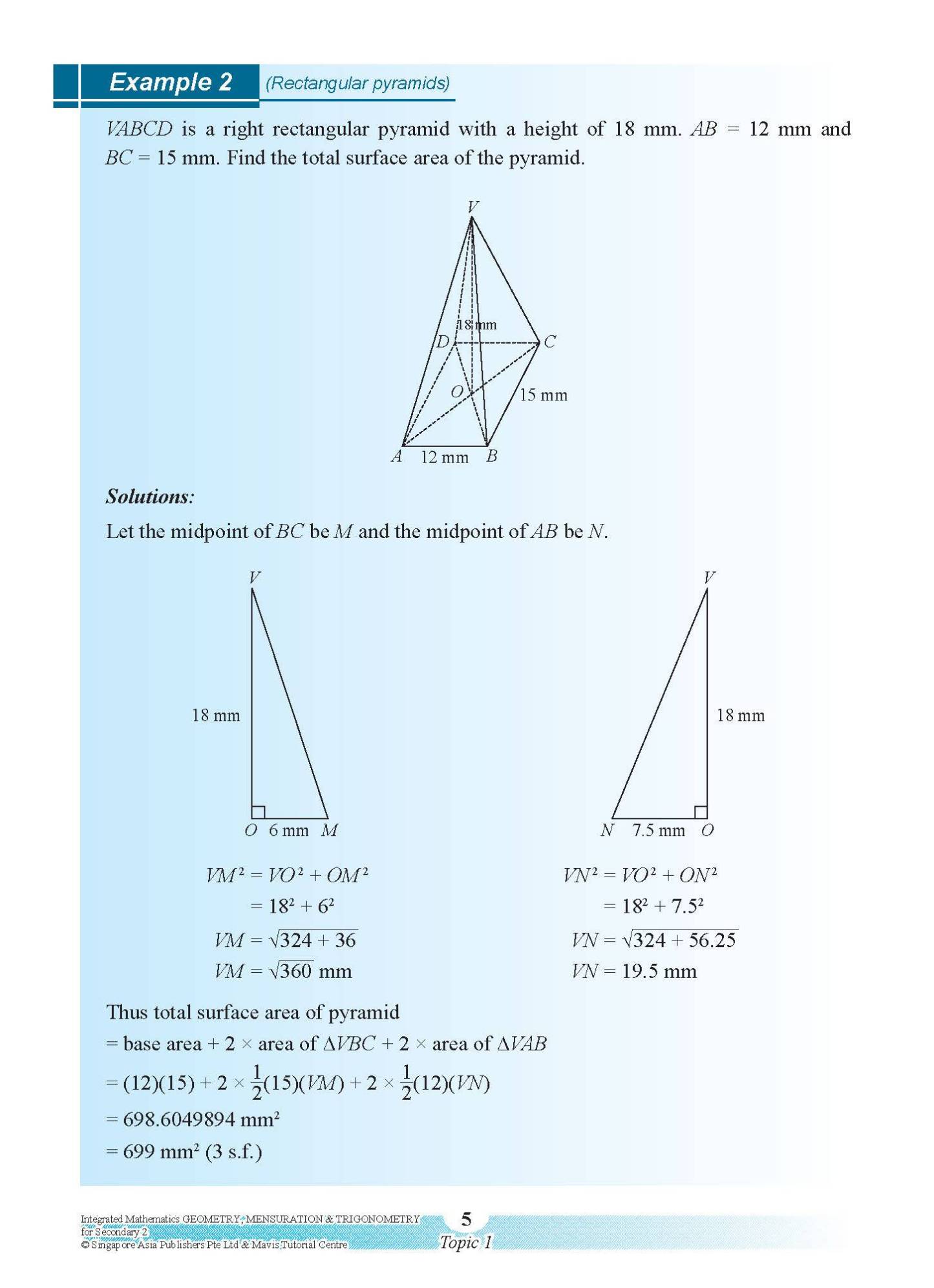 INTEGRATED MATHEMATICS GEOMETRY & MENSURATION For SECONDARY 2 [G3 and IP]