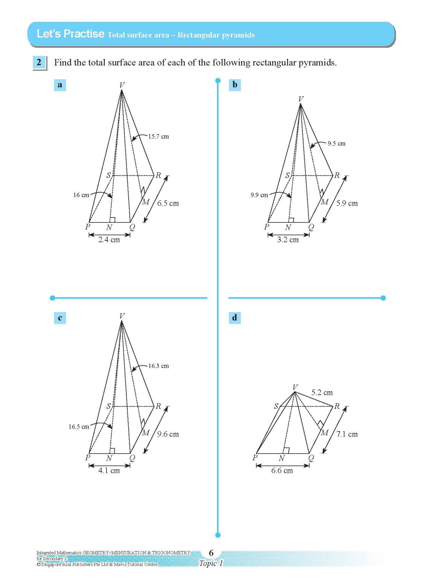 INTEGRATED MATHEMATICS GEOMETRY & MENSURATION For SECONDARY 2 [G3 and IP]
