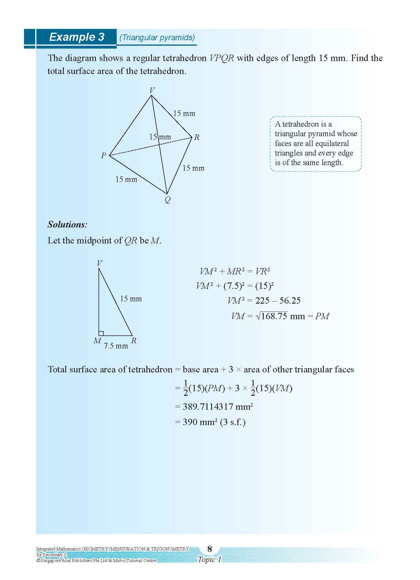 INTEGRATED MATHEMATICS GEOMETRY & MENSURATION For SECONDARY 2 [G3 and IP]