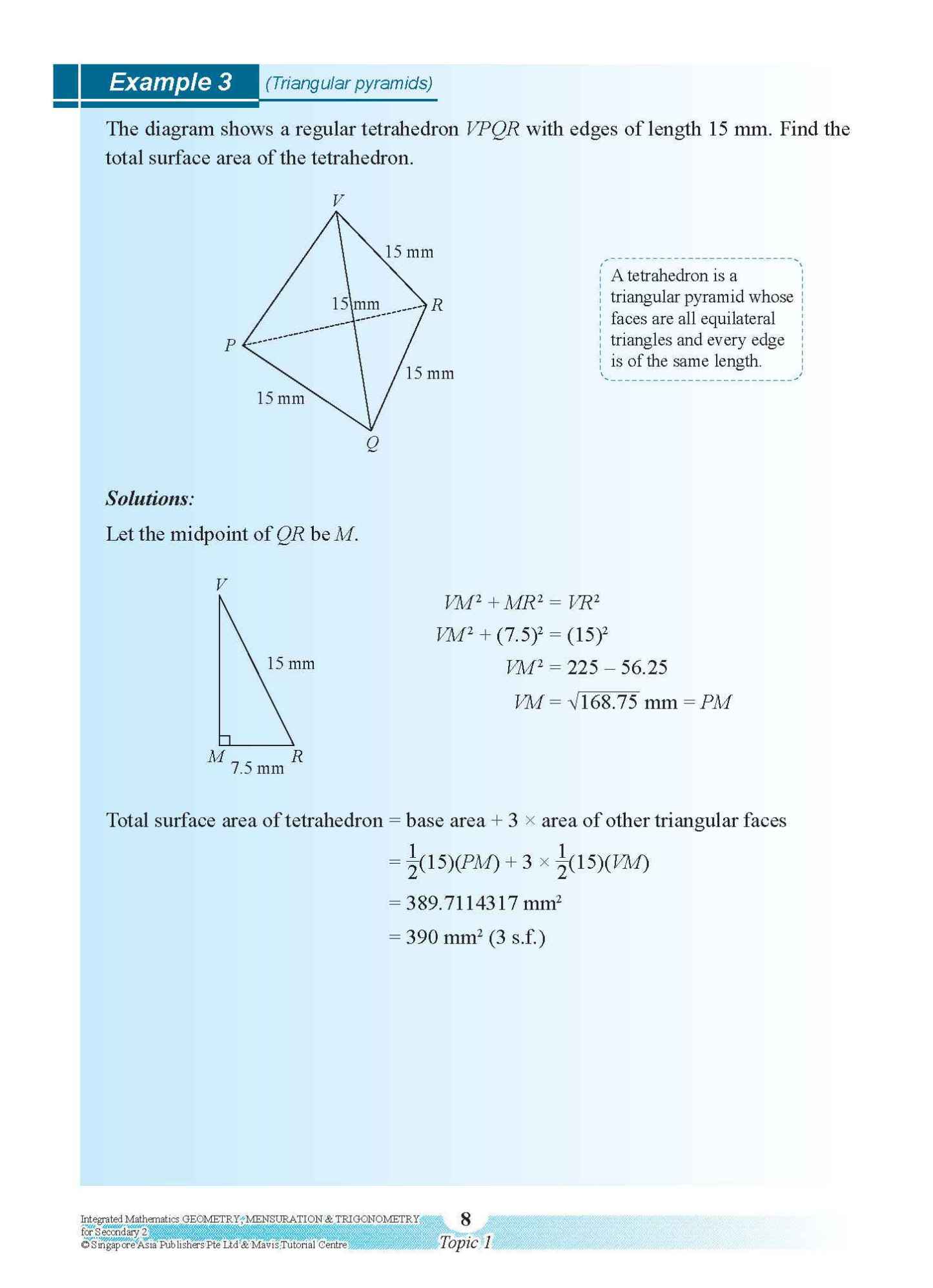 INTEGRATED MATHEMATICS GEOMETRY & MENSURATION For SECONDARY 2 [G3 and IP]