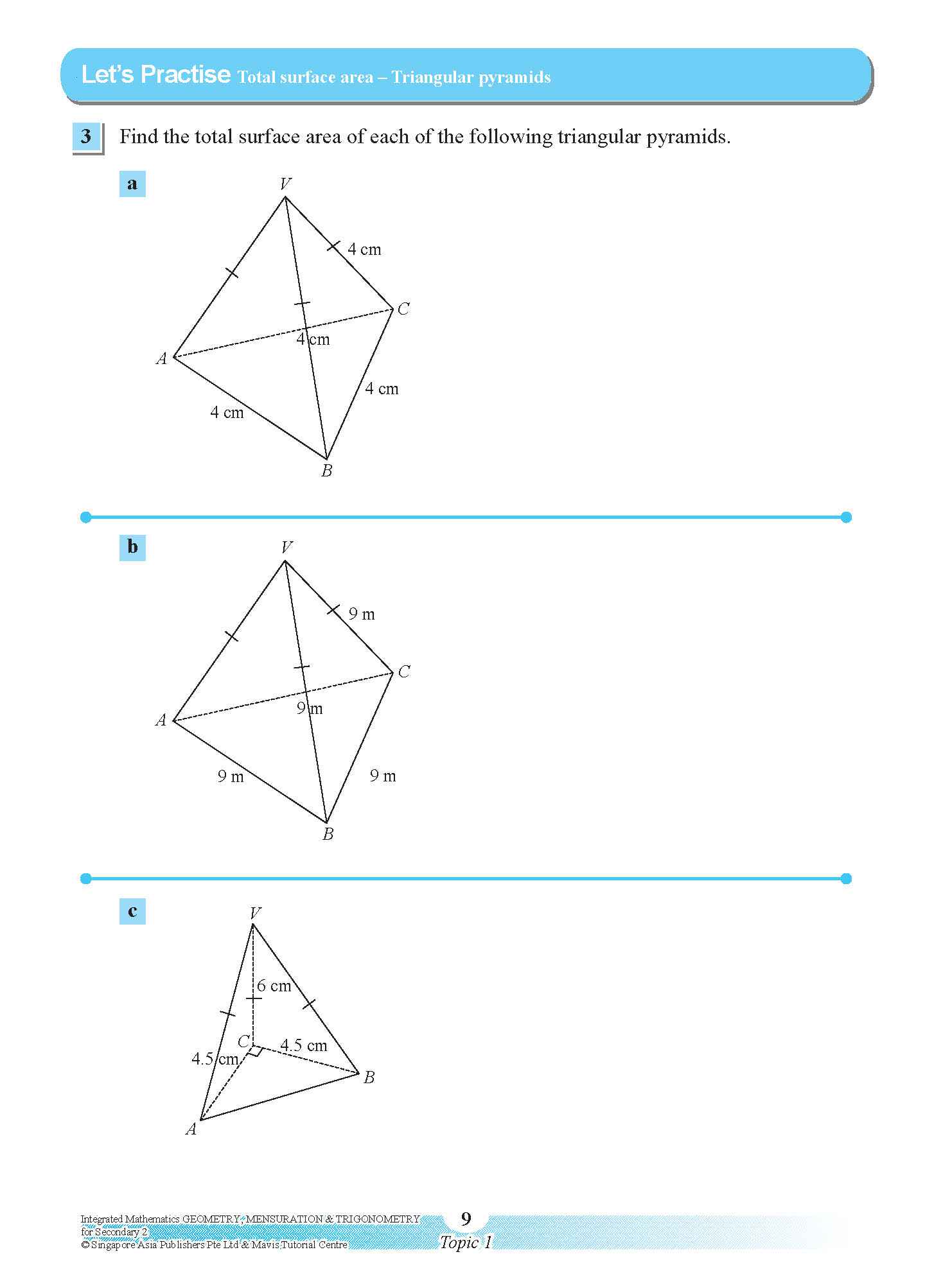 INTEGRATED MATHEMATICS GEOMETRY & MENSURATION For SECONDARY 2 [G3 and IP]
