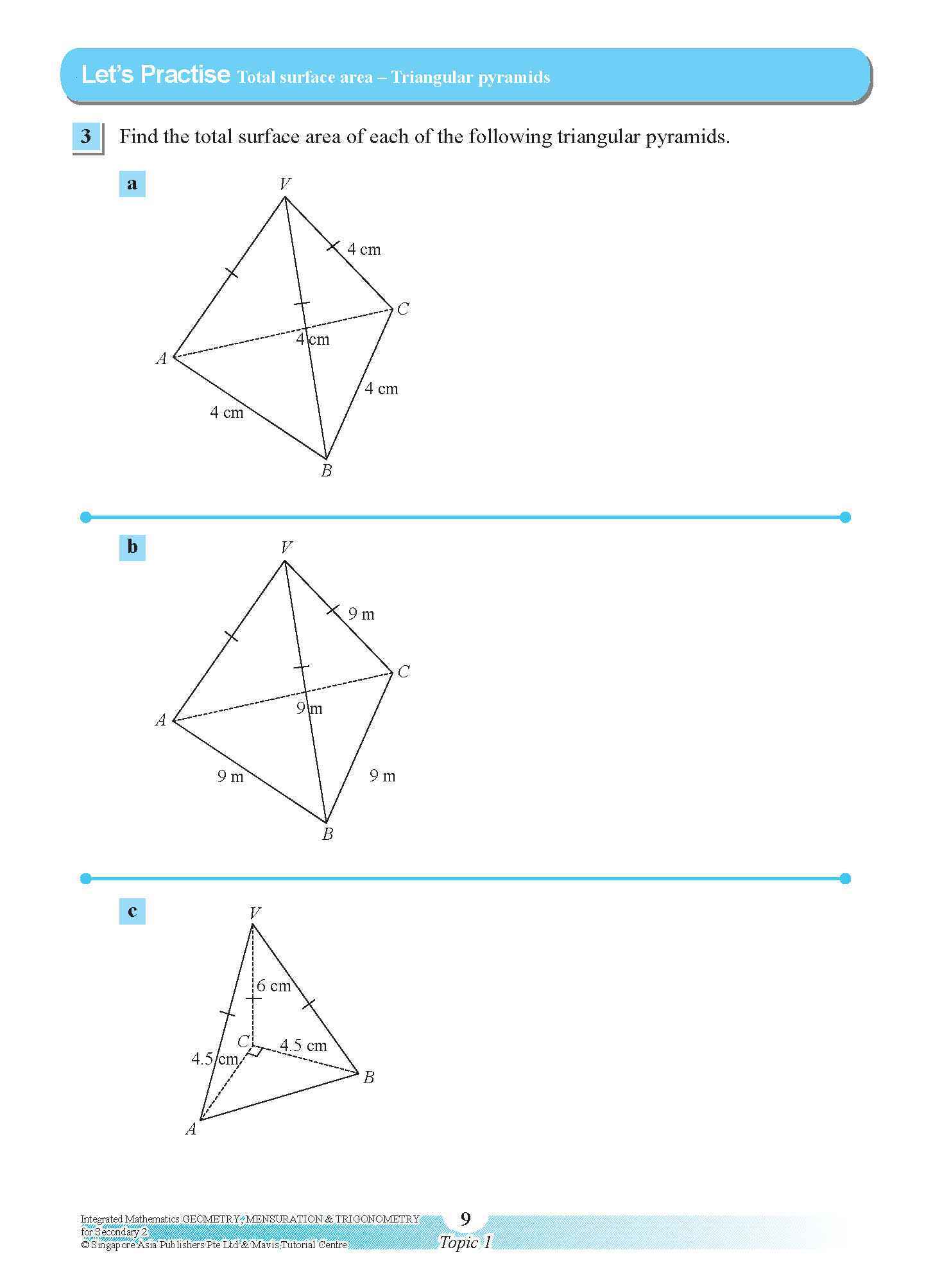 INTEGRATED MATHEMATICS GEOMETRY & MENSURATION For SECONDARY 2 [G3 and IP]