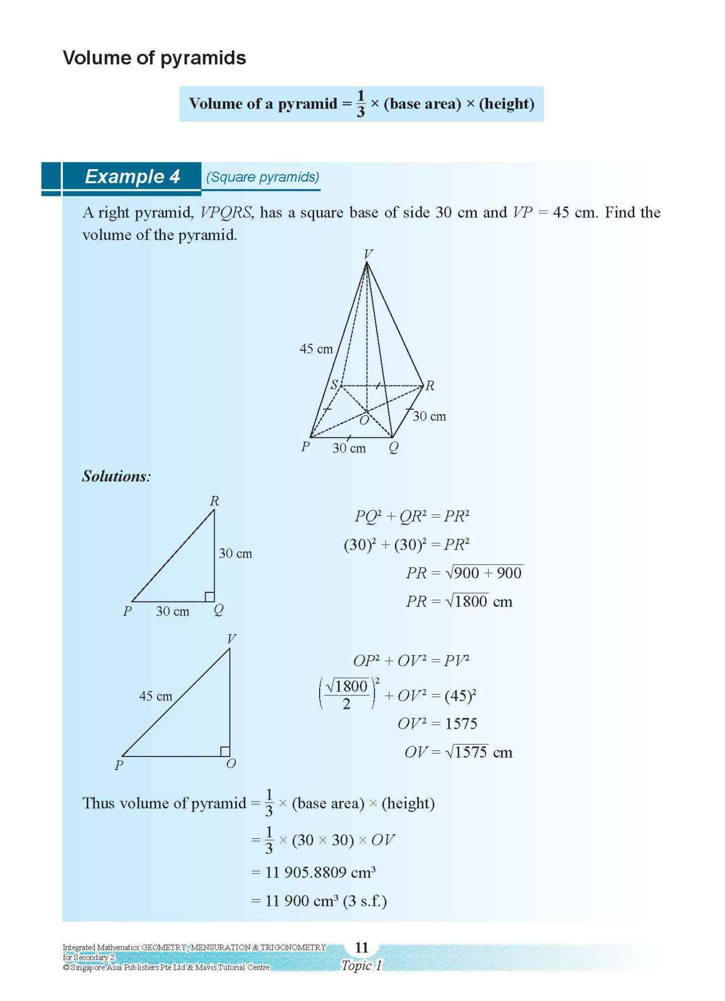 INTEGRATED MATHEMATICS GEOMETRY & MENSURATION For SECONDARY 2 [G3 and IP]
