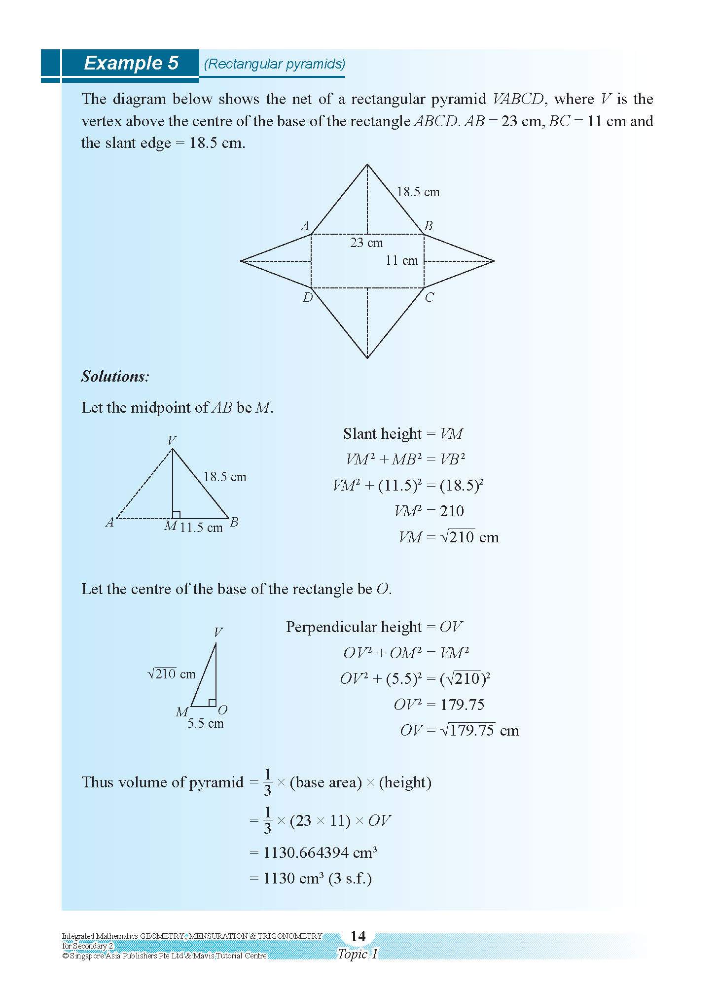 INTEGRATED MATHEMATICS GEOMETRY & MENSURATION For SECONDARY 2 [G3 and IP]