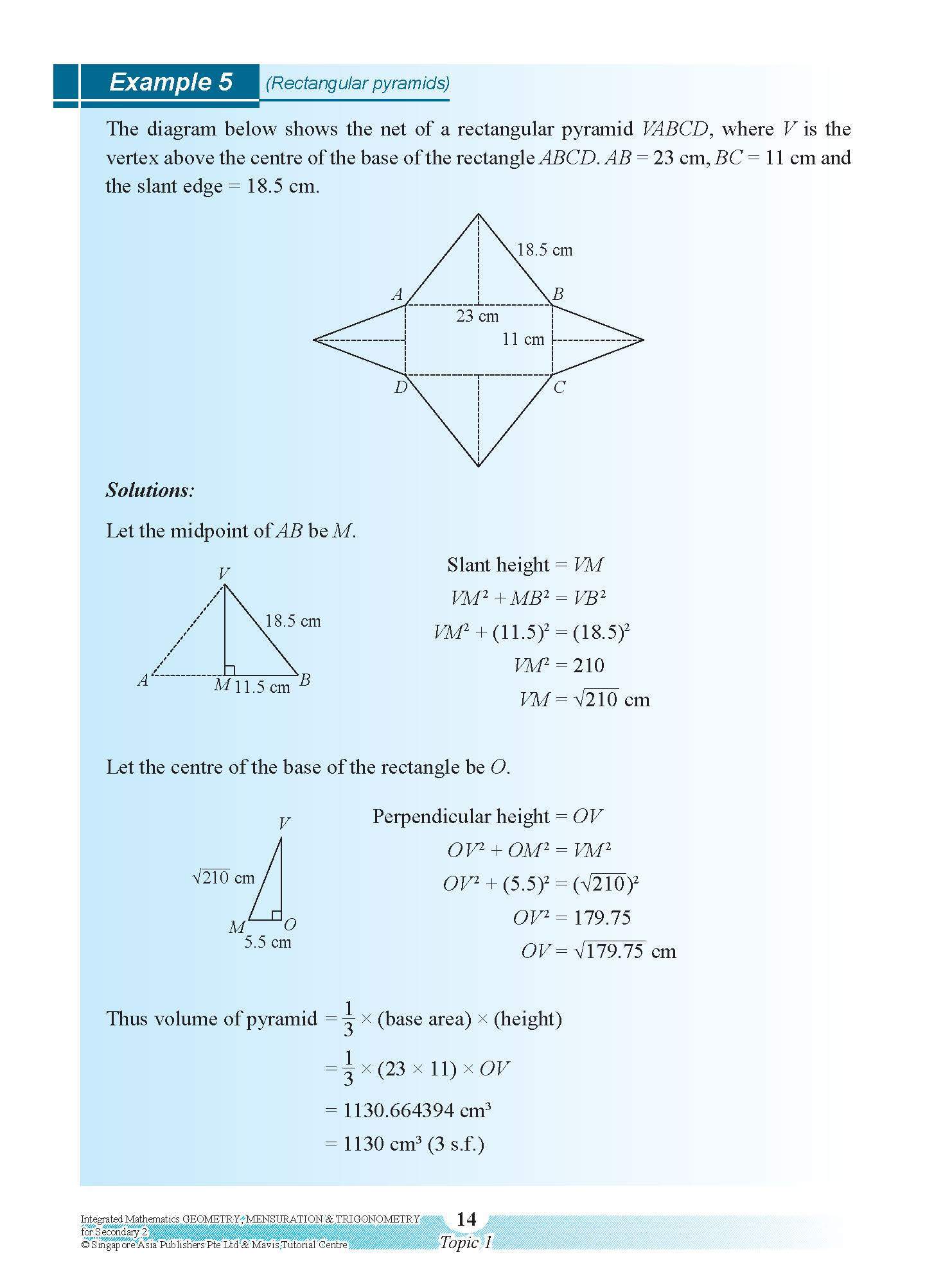 INTEGRATED MATHEMATICS GEOMETRY & MENSURATION For SECONDARY 2 [G3 and IP]