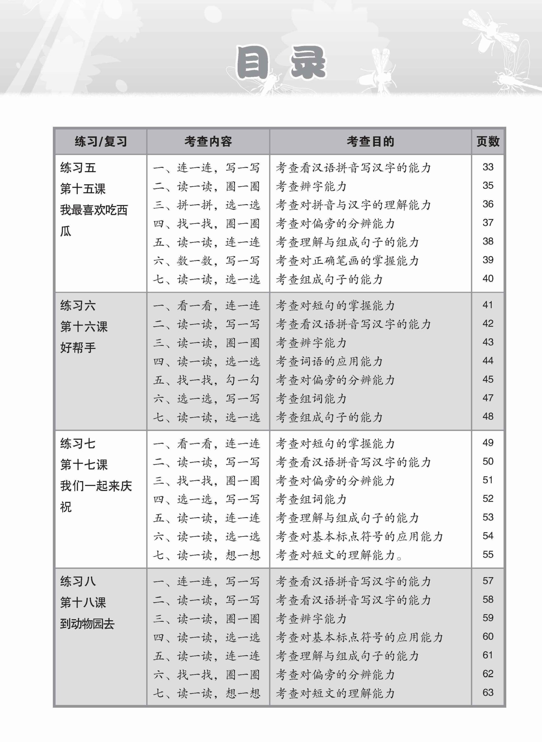 小学一年级高级华文课文练习 1B / Topical Lesson Exercises For Primary 1B [Higher Chinese]