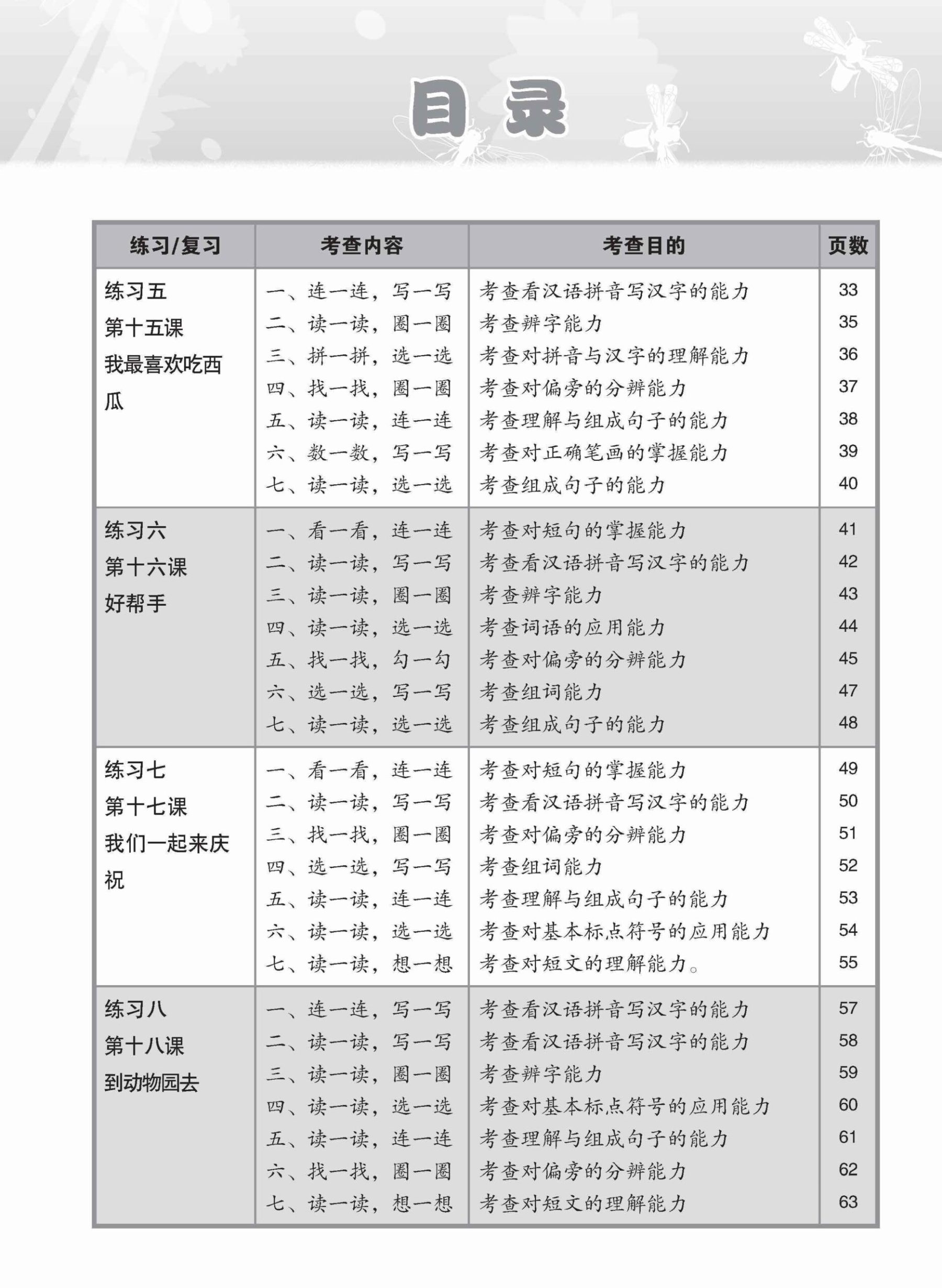 小学一年级高级华文课文练习 1B / Topical Lesson Exercises For Primary 1B [Higher Chinese]