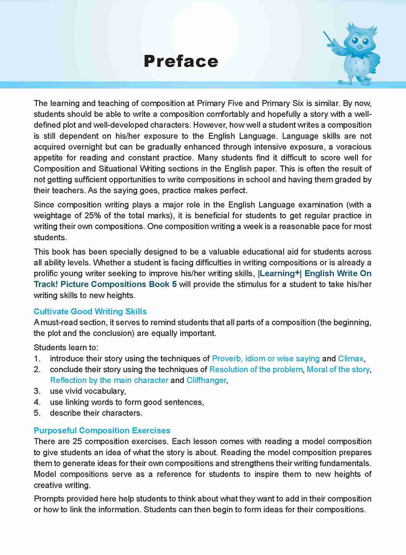 LEARNING+ English Write on Track! PICTURE COMPOSITIONS Book 5