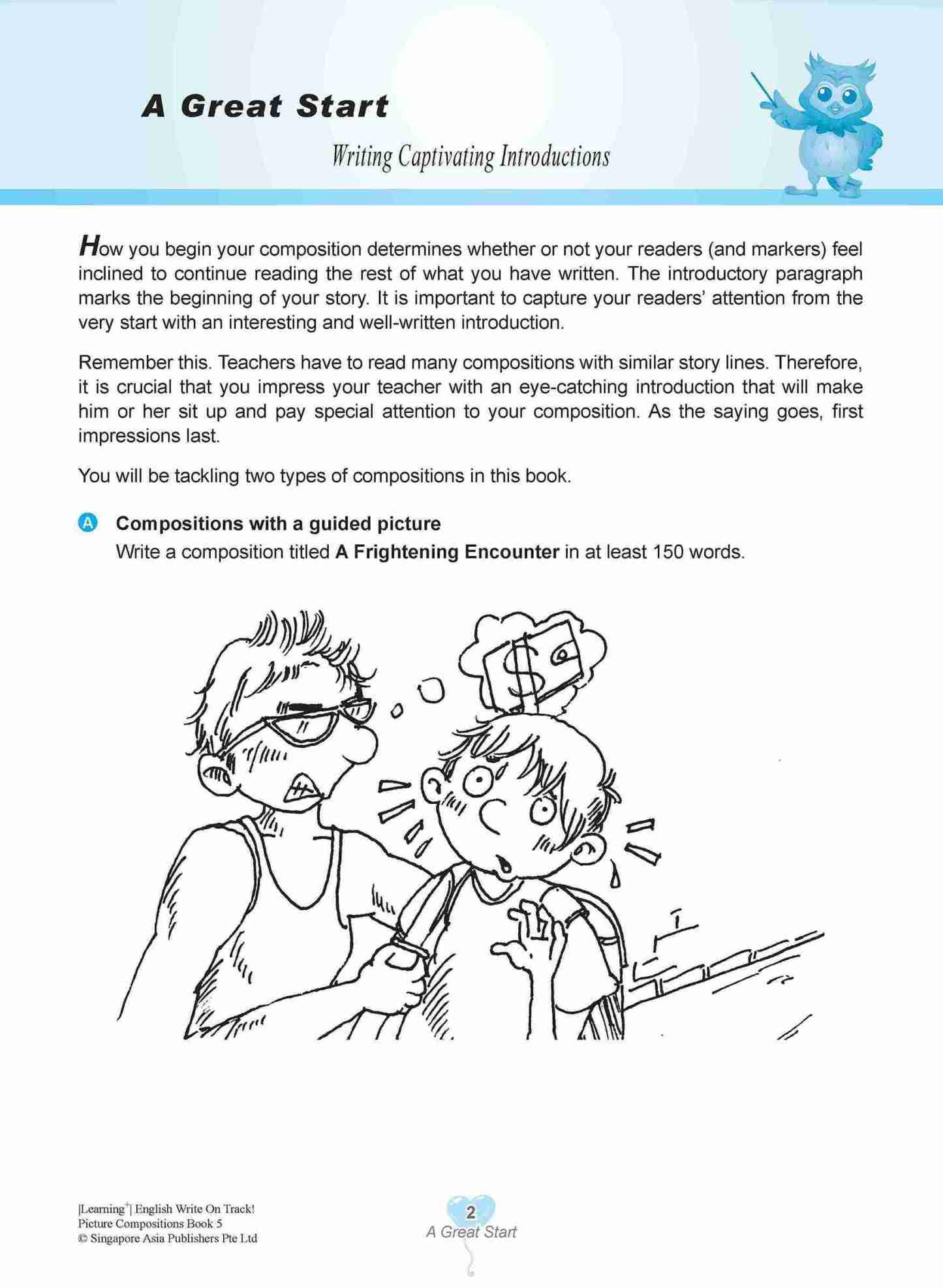 LEARNING+ English Write on Track! PICTURE COMPOSITIONS Book 5