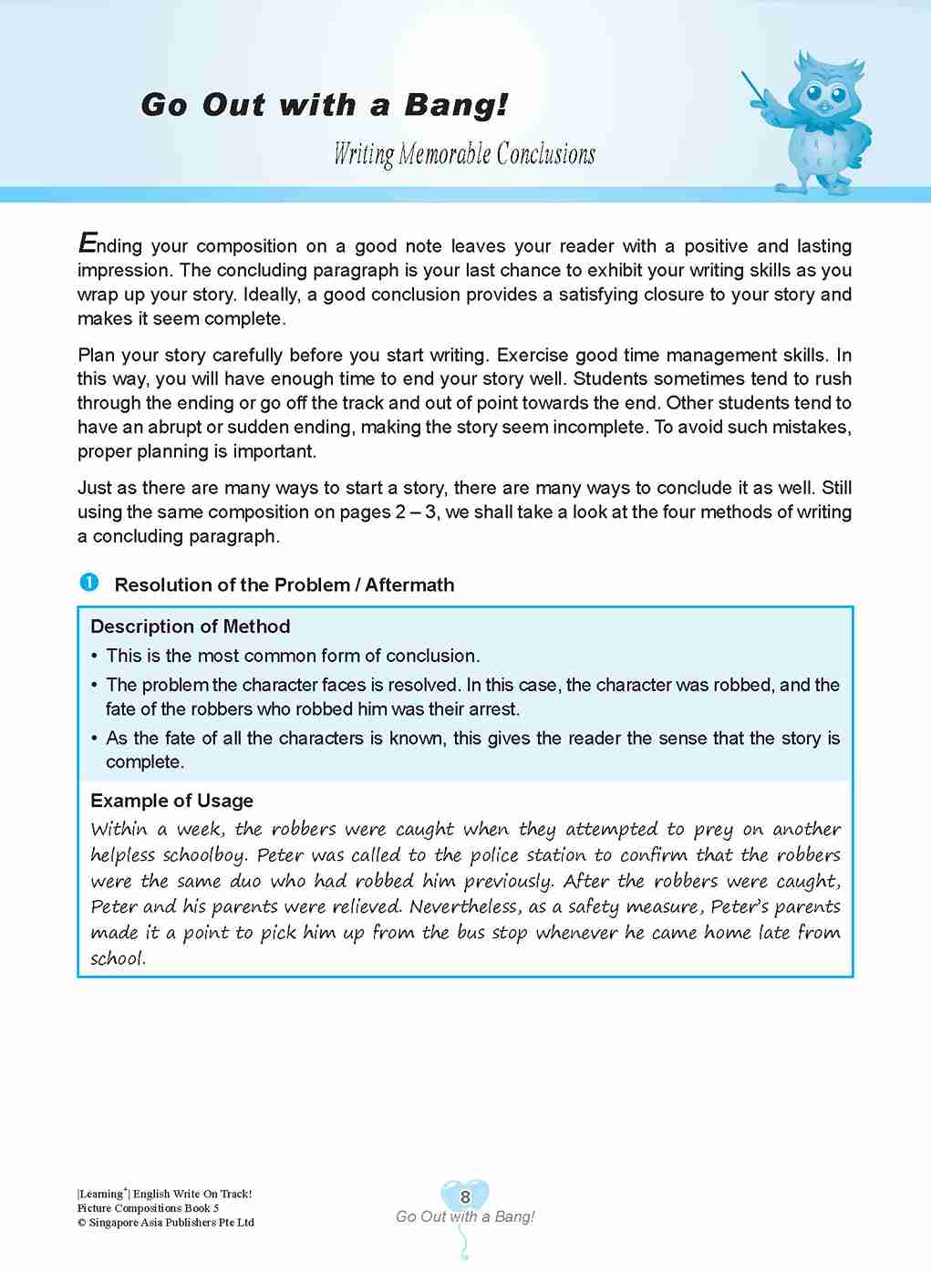 LEARNING+ English Write on Track! PICTURE COMPOSITIONS Book 5