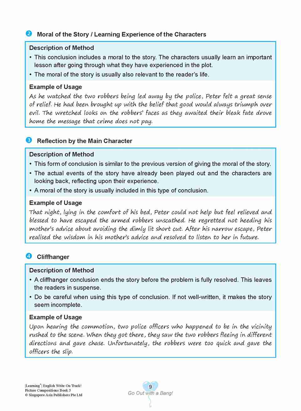 LEARNING+ English Write on Track! PICTURE COMPOSITIONS Book 5