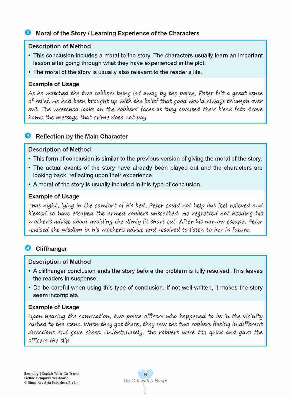 LEARNING+ English Write on Track! PICTURE COMPOSITIONS Book 5