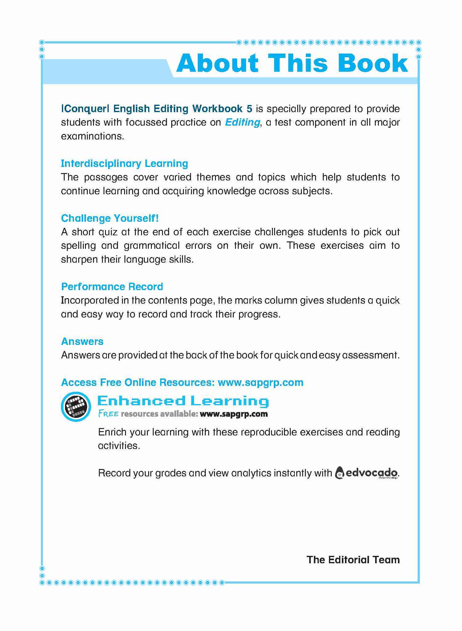 Conquer English Editing Workbook 5