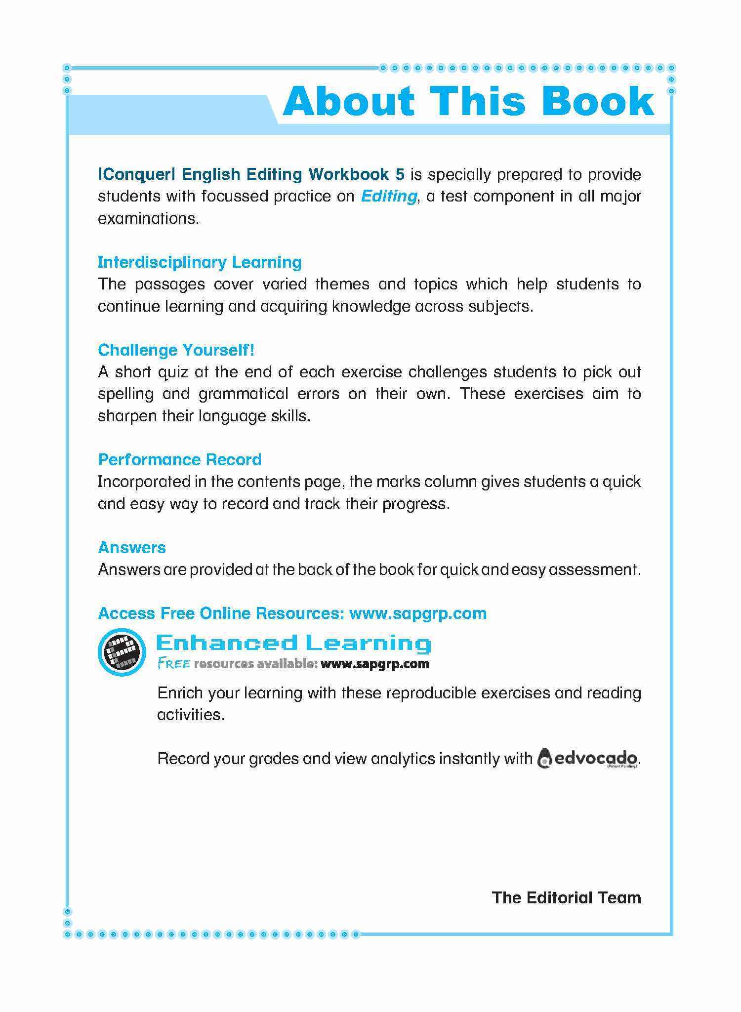 Conquer English Editing Workbook 5