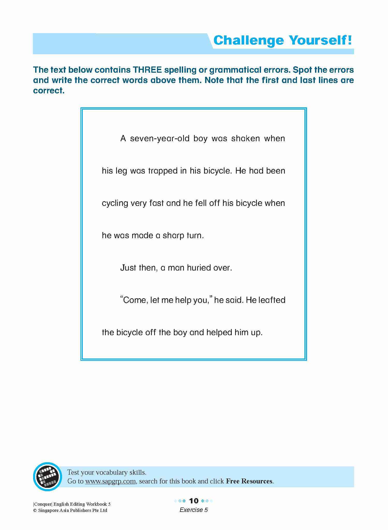 Conquer English Editing Workbook 5