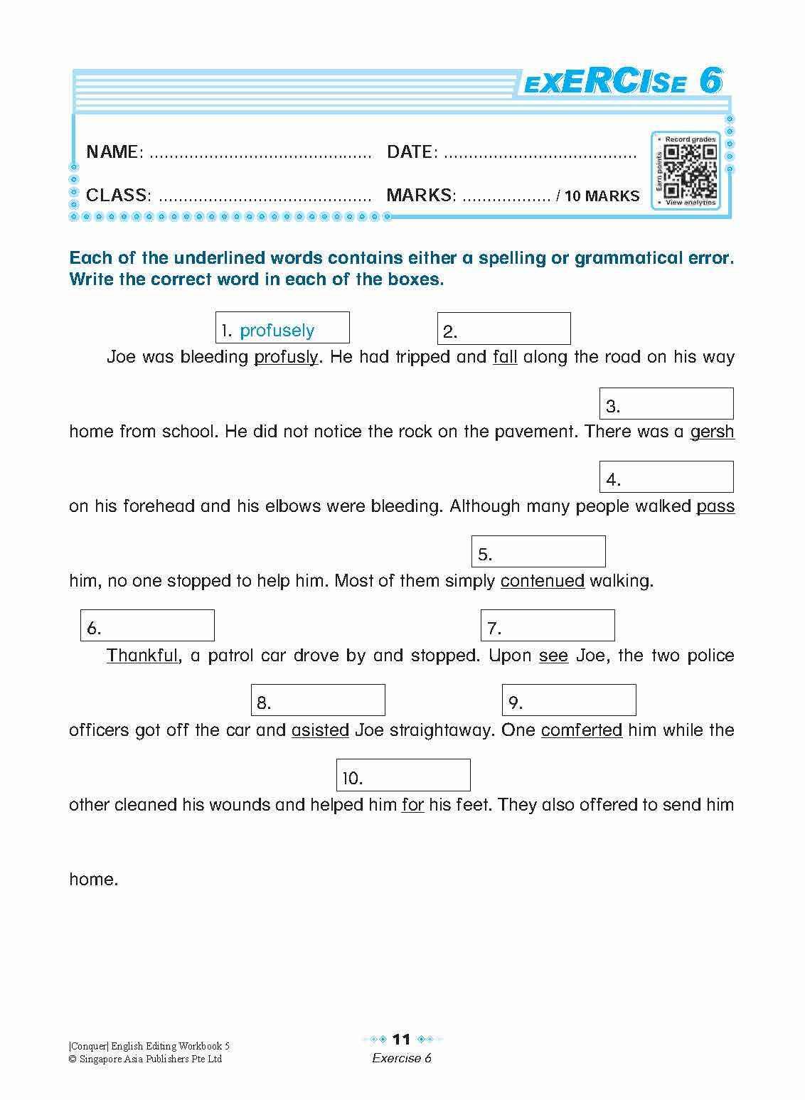 Conquer English Editing Workbook 5