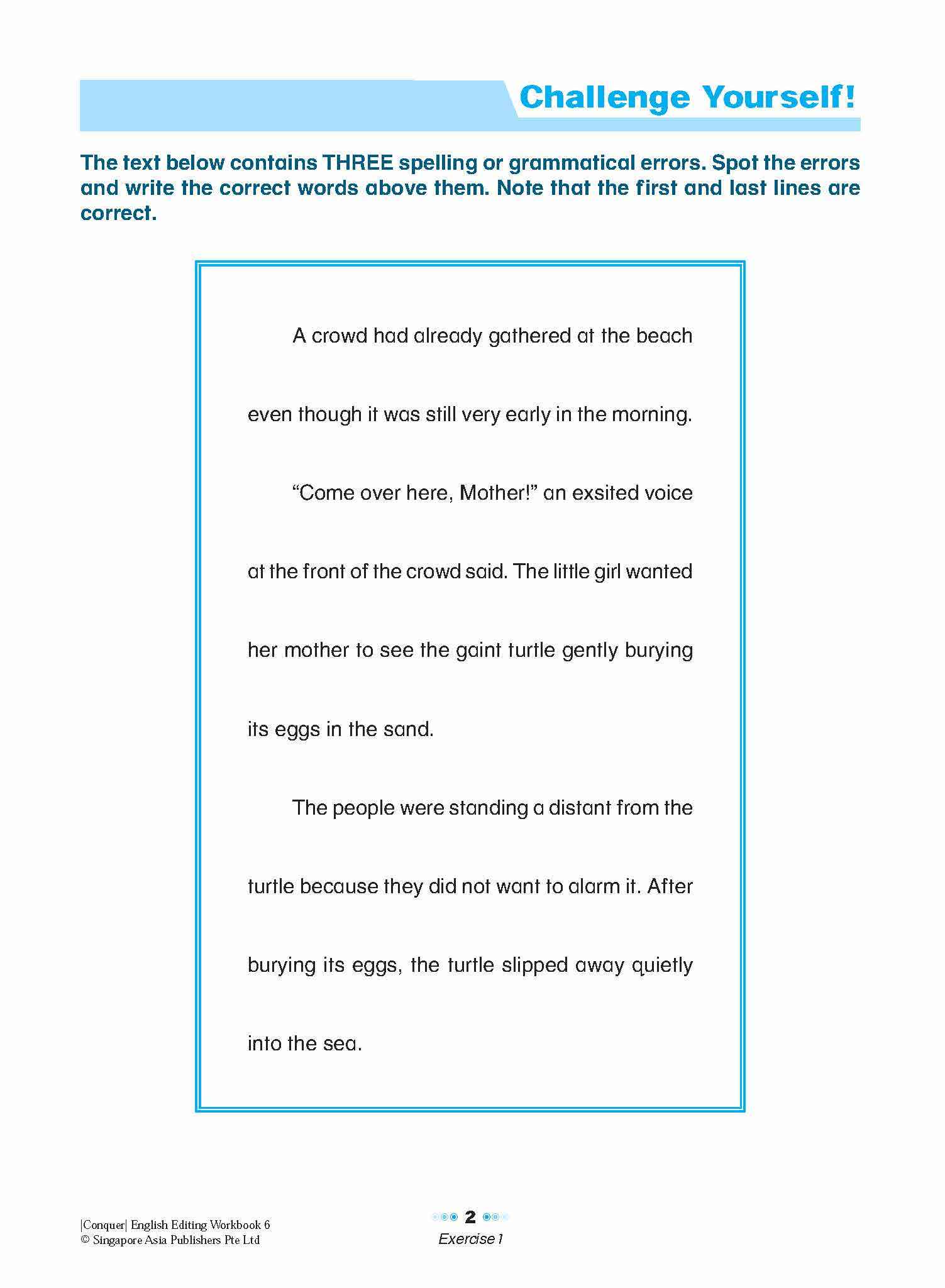 Conquer English Editing Workbook 6