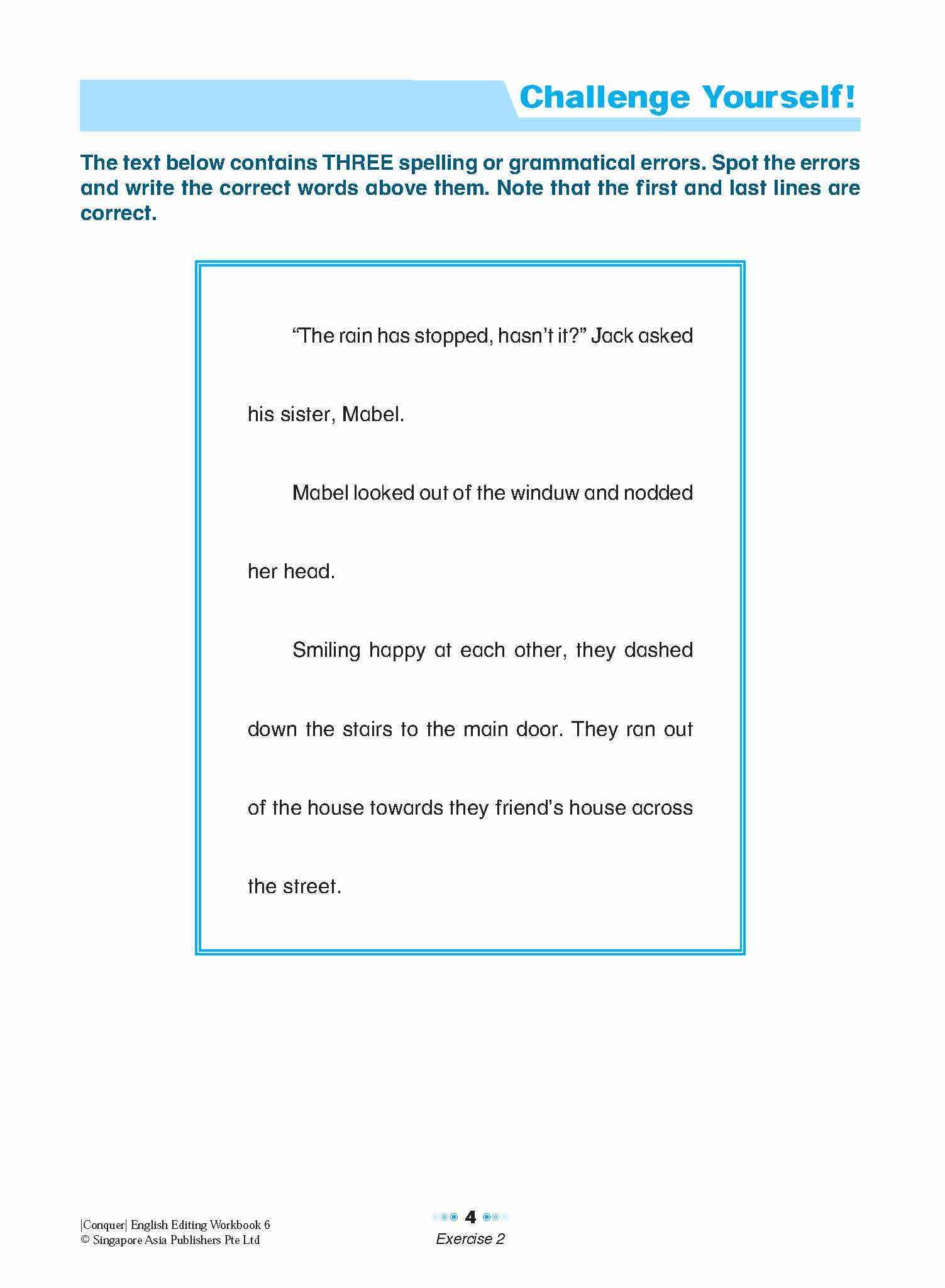 Conquer English Editing Workbook 6