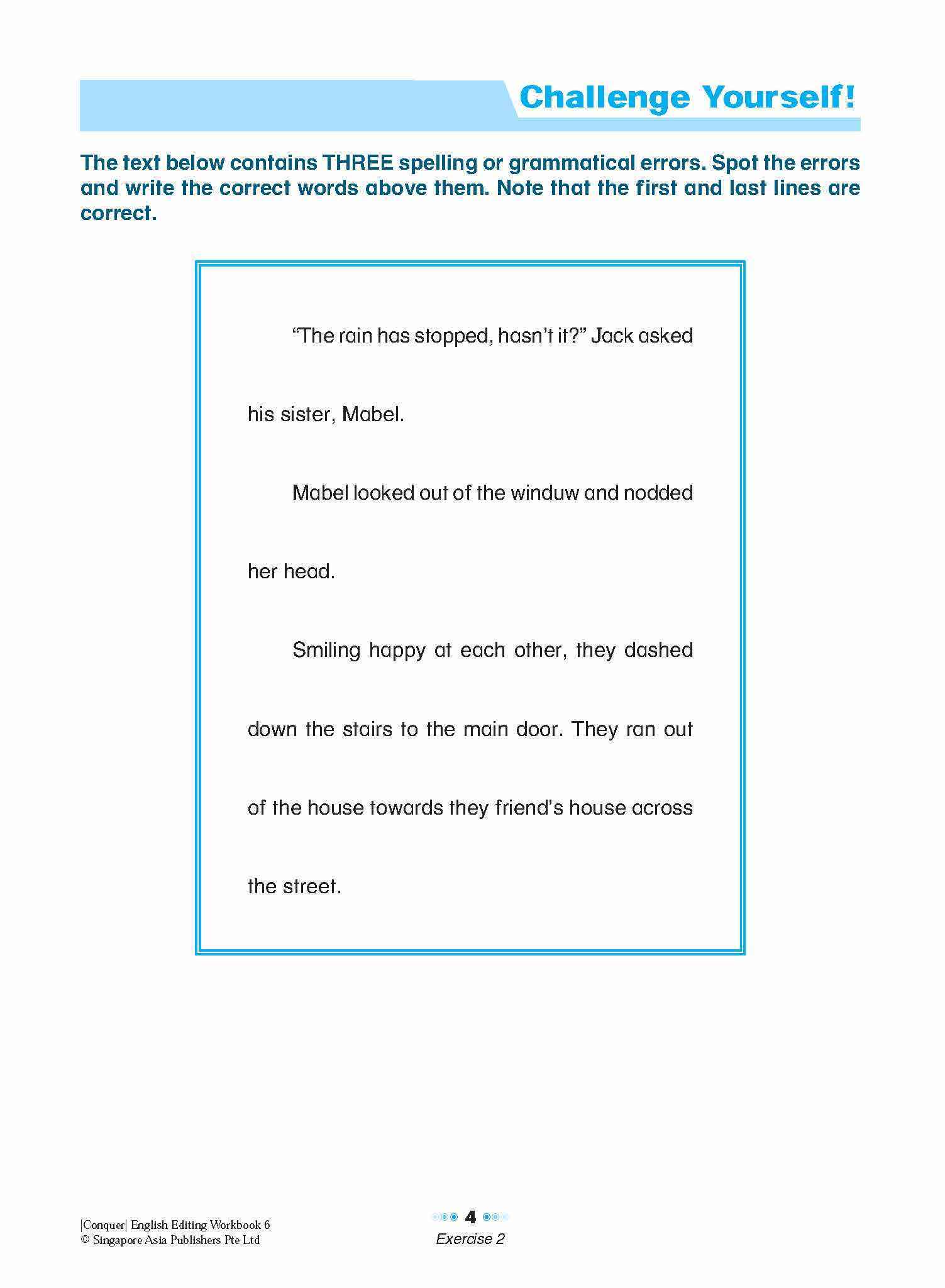 Conquer English Editing Workbook 6