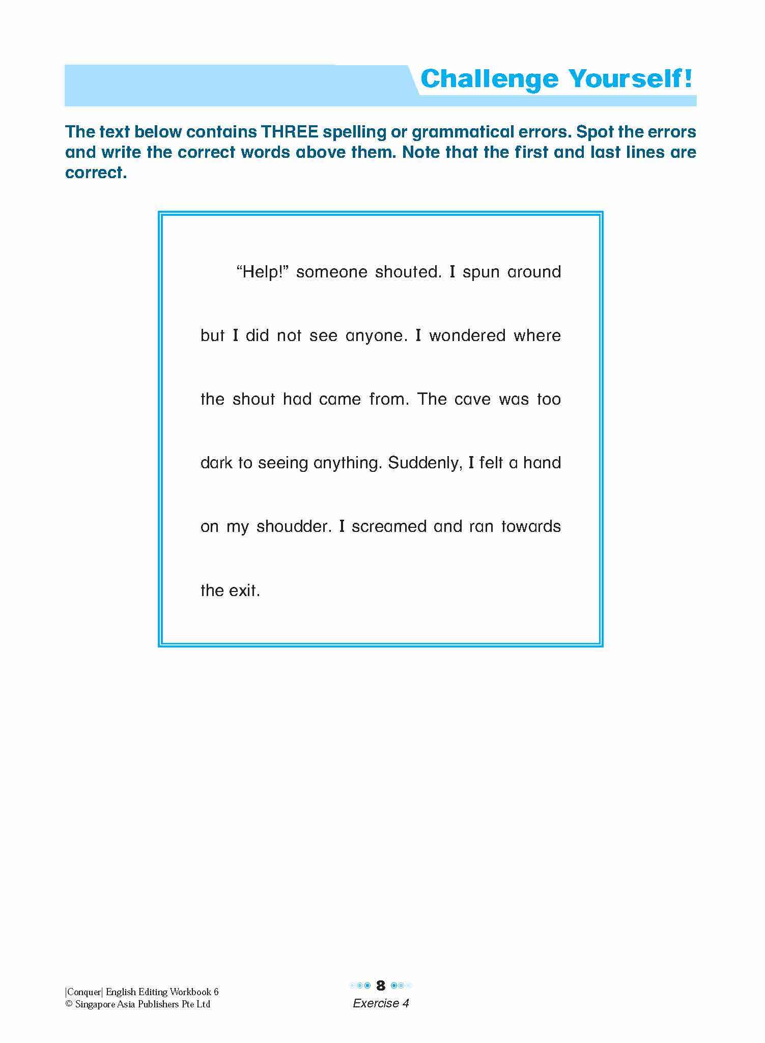 Conquer English Editing Workbook 6