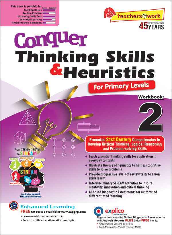 Conquer Thinking Skills & Heuristics Workbook 2