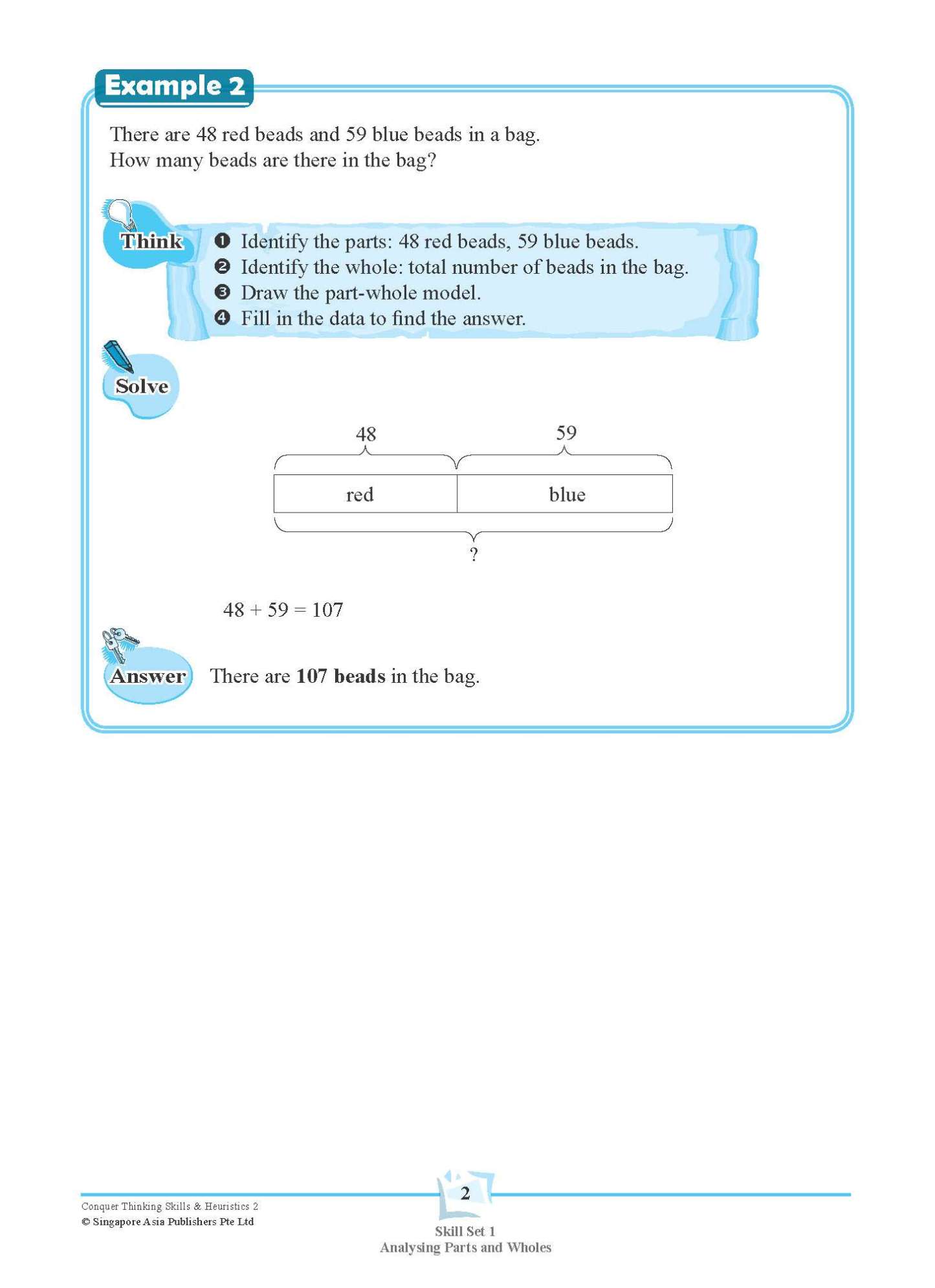Conquer Thinking Skills & Heuristics Workbook 2