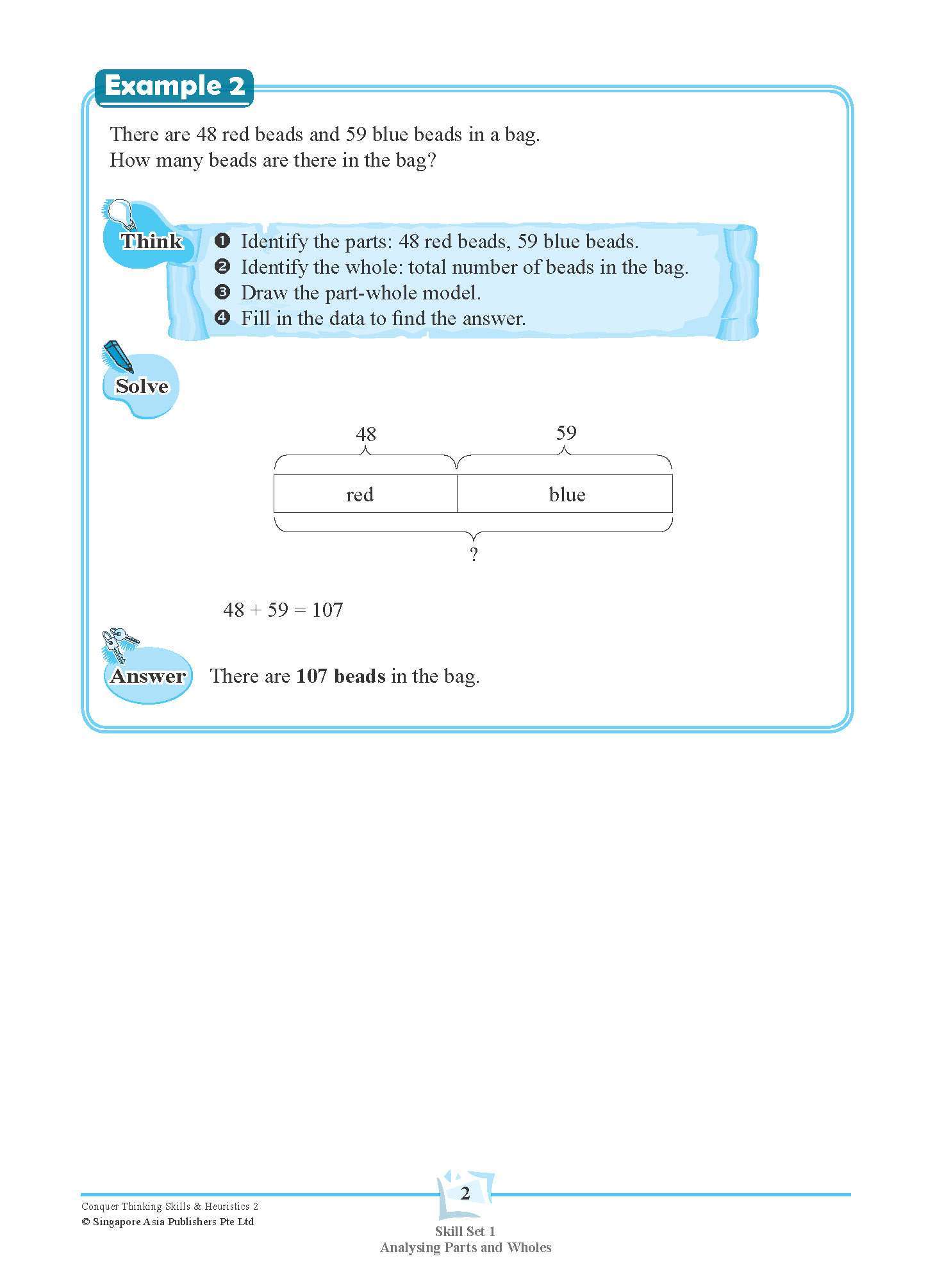 Conquer Thinking Skills & Heuristics Workbook 2
