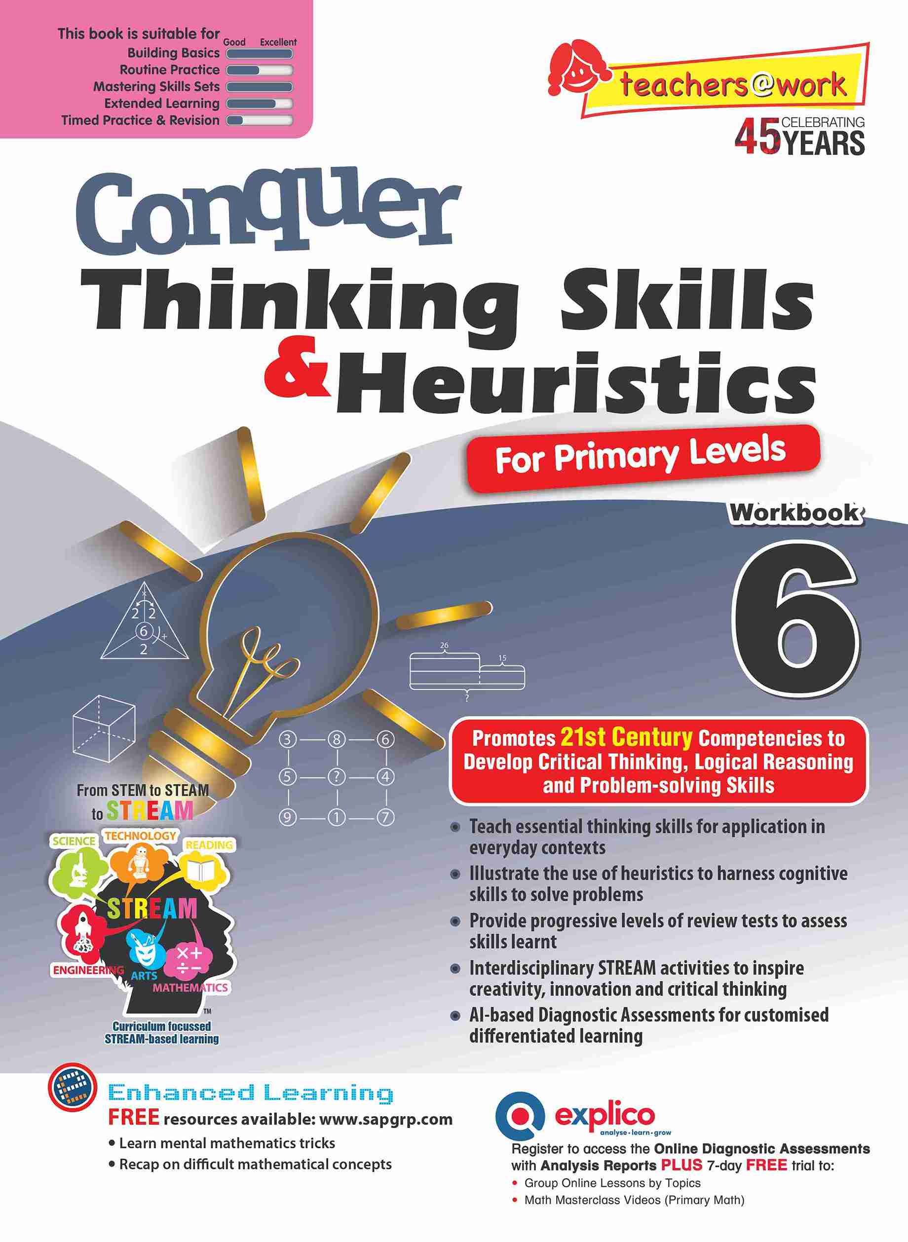 Conquer Thinking Skills & Heuristics Workbook 6